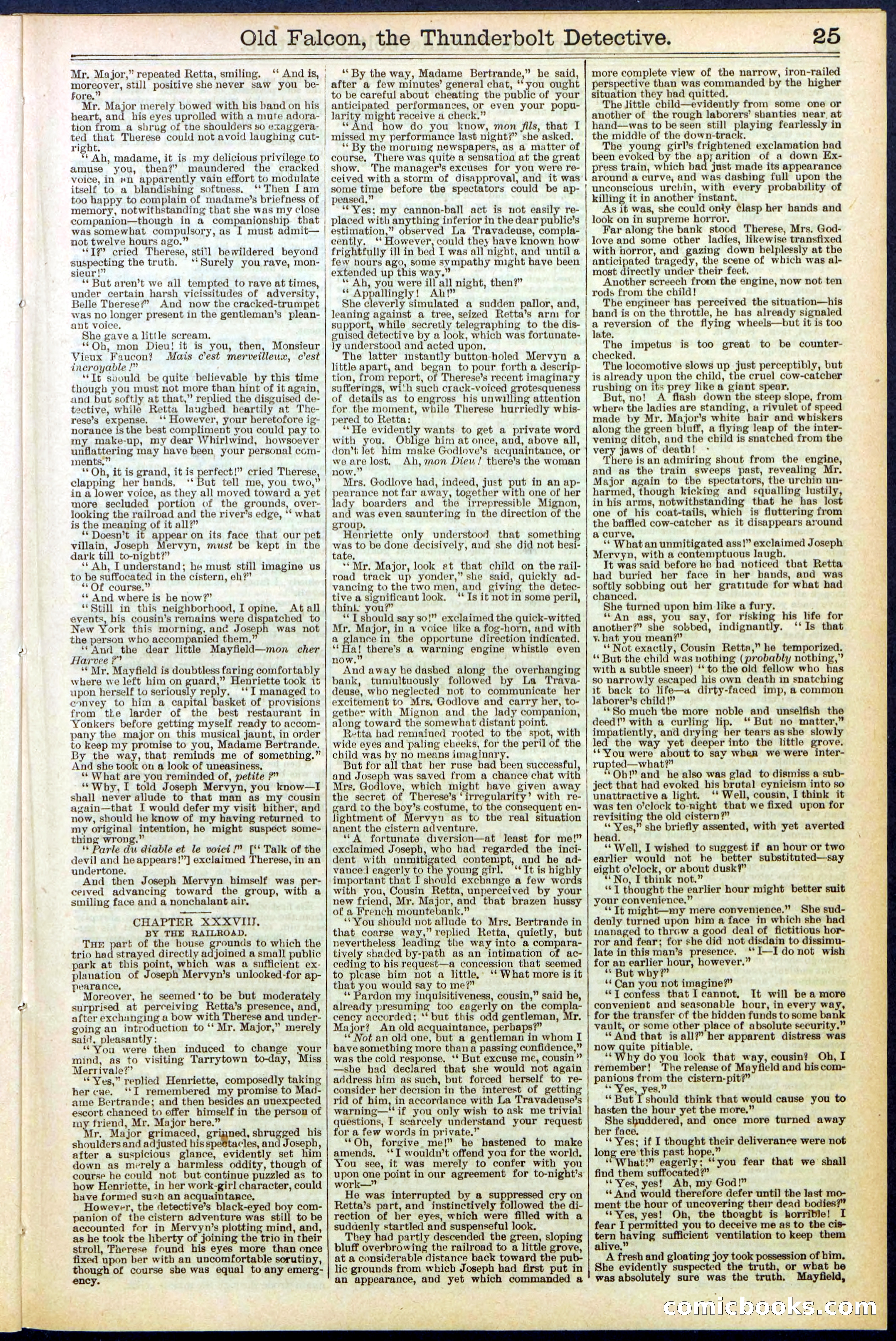Beadle's Dime Library No. 509 — page 25 of 32