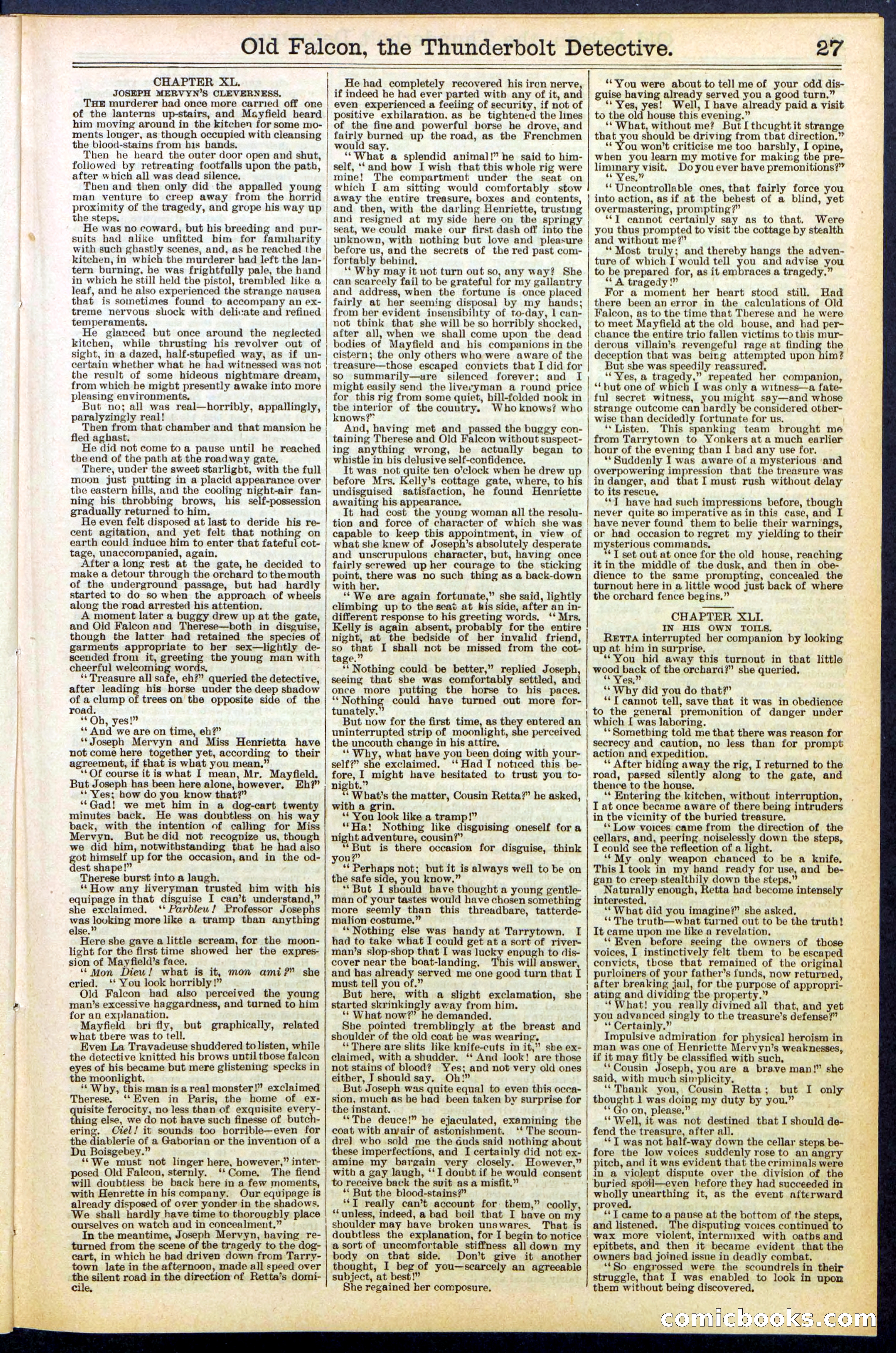Beadle's Dime Library No. 509 — page 27 of 32