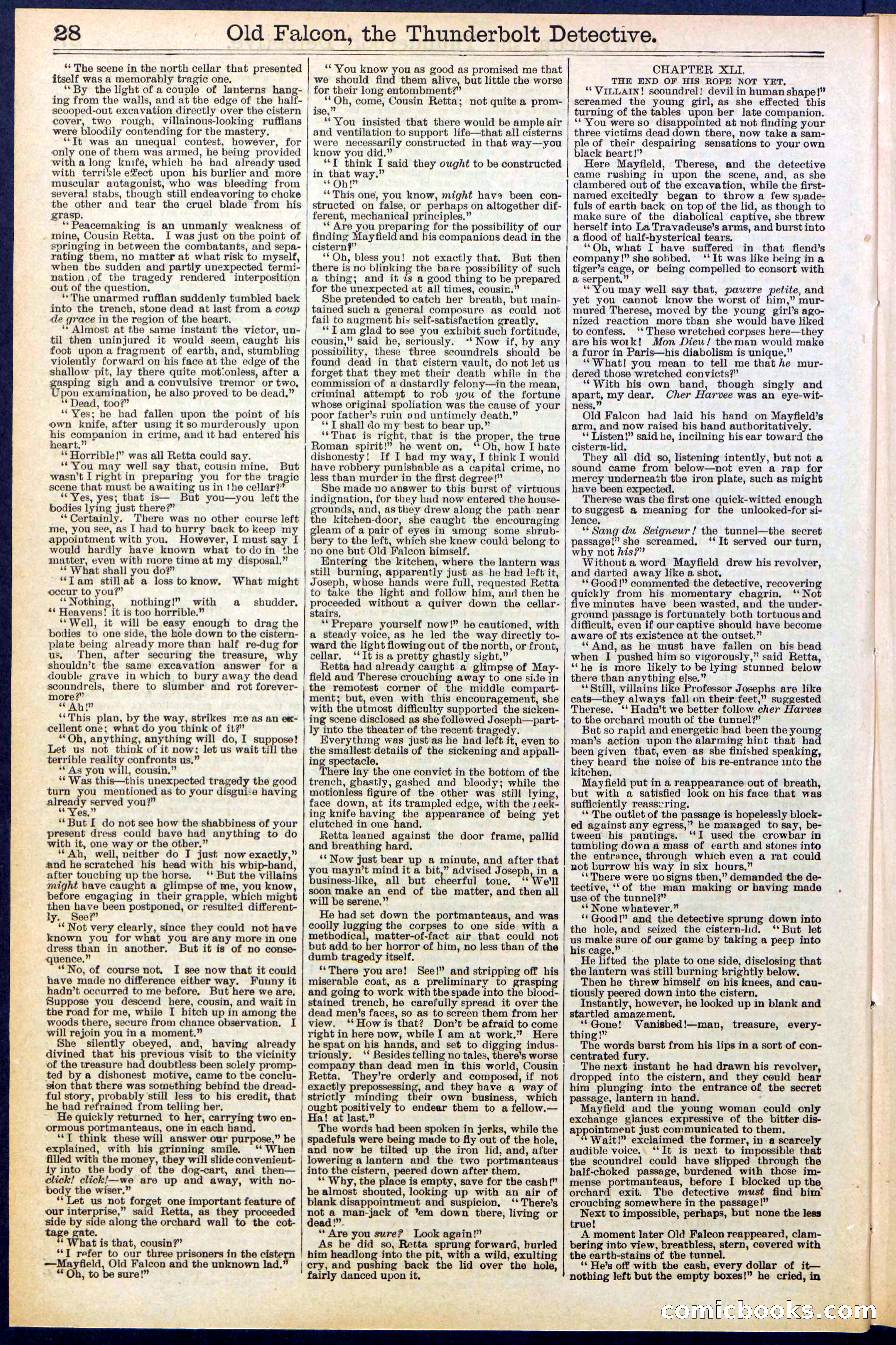 Beadle's Dime Library No. 509 — page 28 of 32