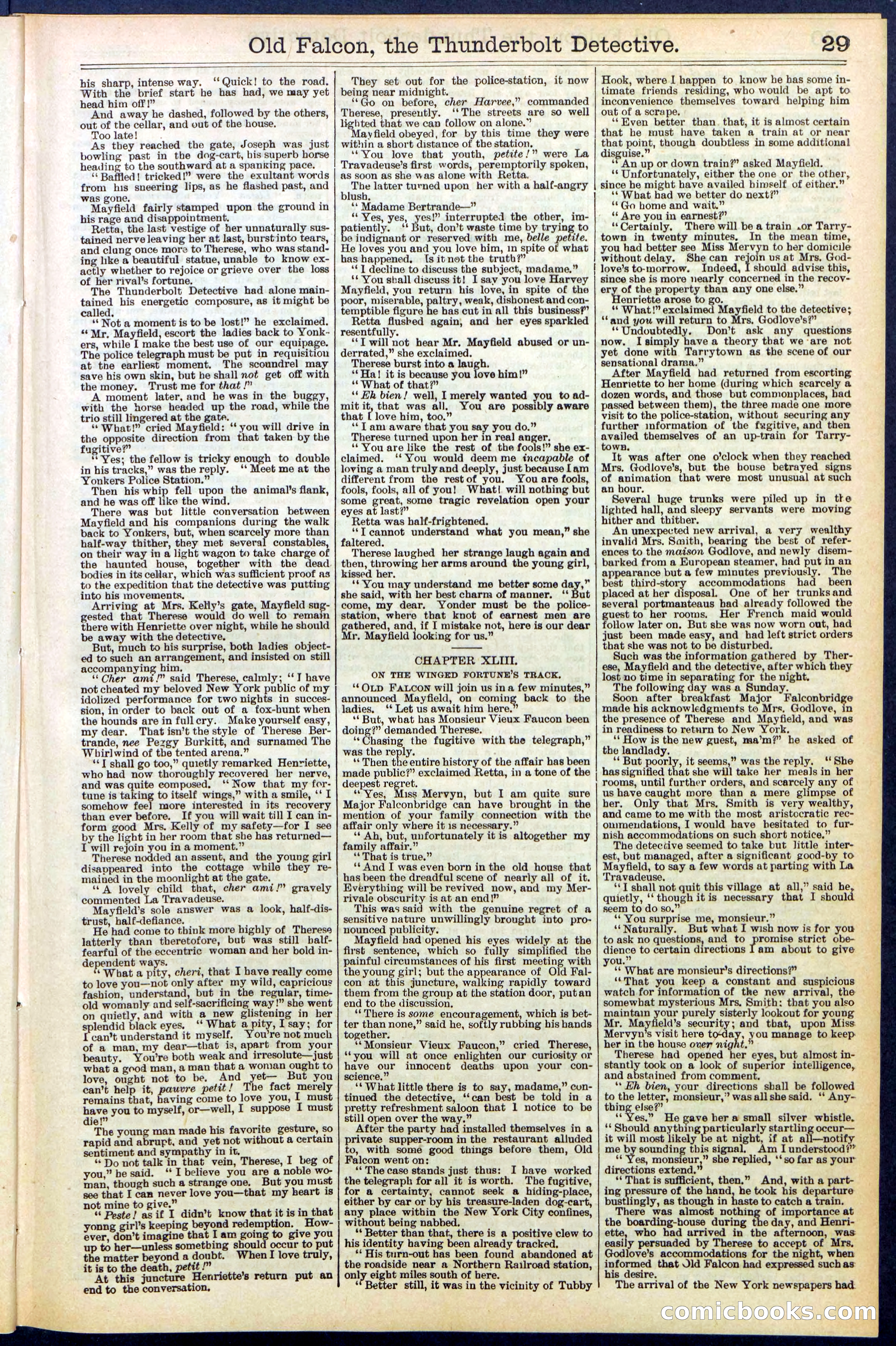 Beadle's Dime Library No. 509 — page 29 of 32