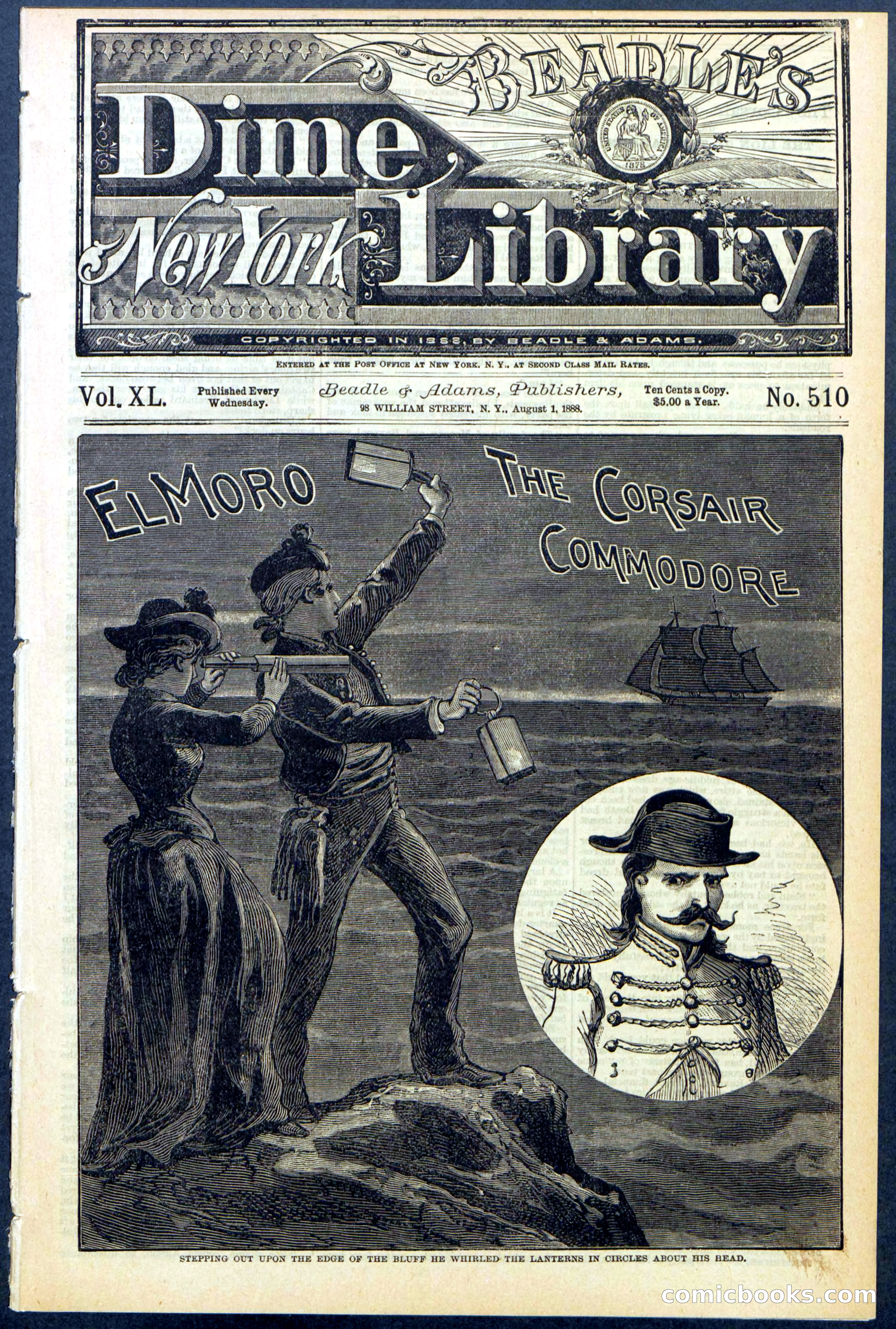 Beadle's Dime Library No. 510 — page 1 of 32