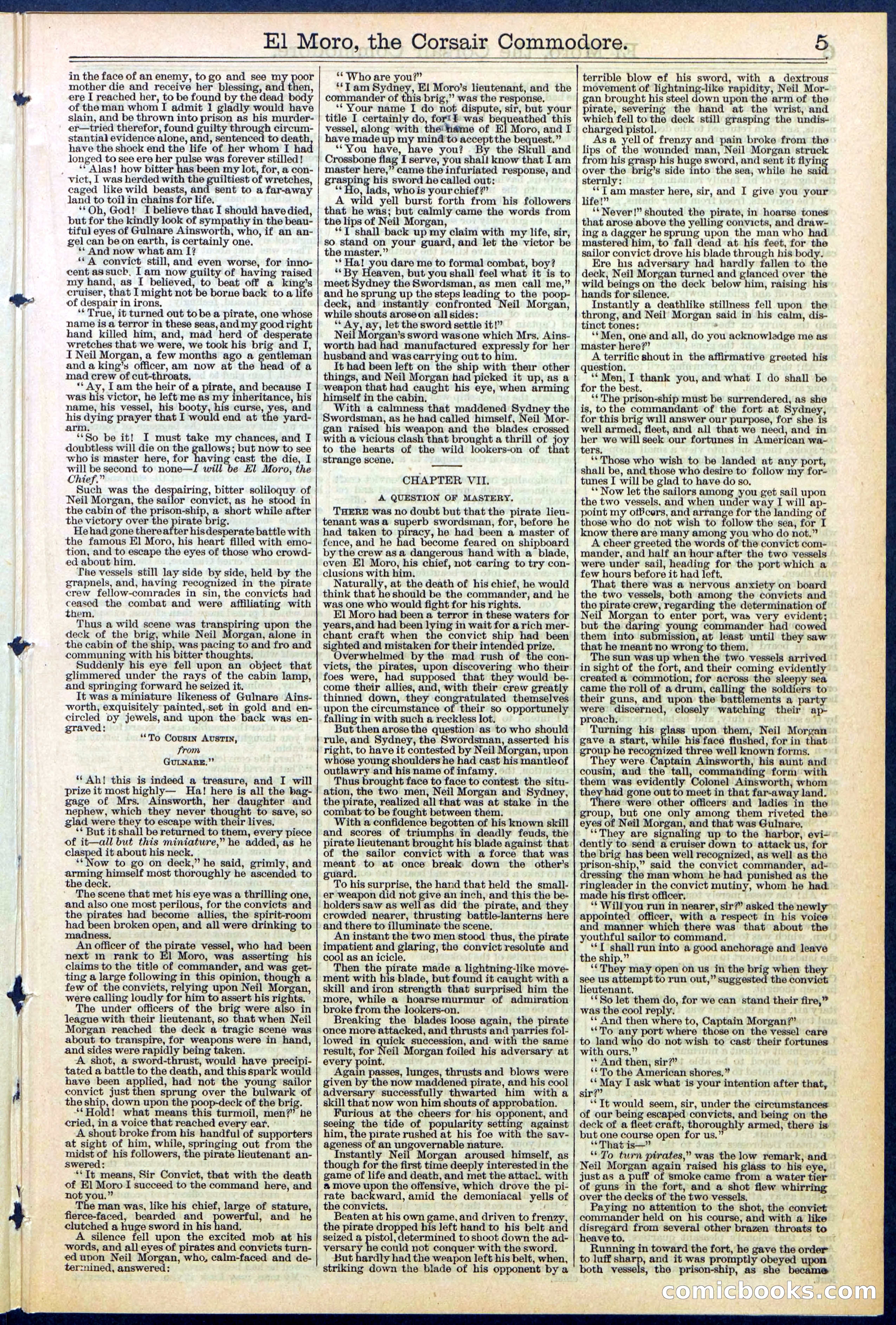 Beadle's Dime Library No. 510 — page 5 of 32
