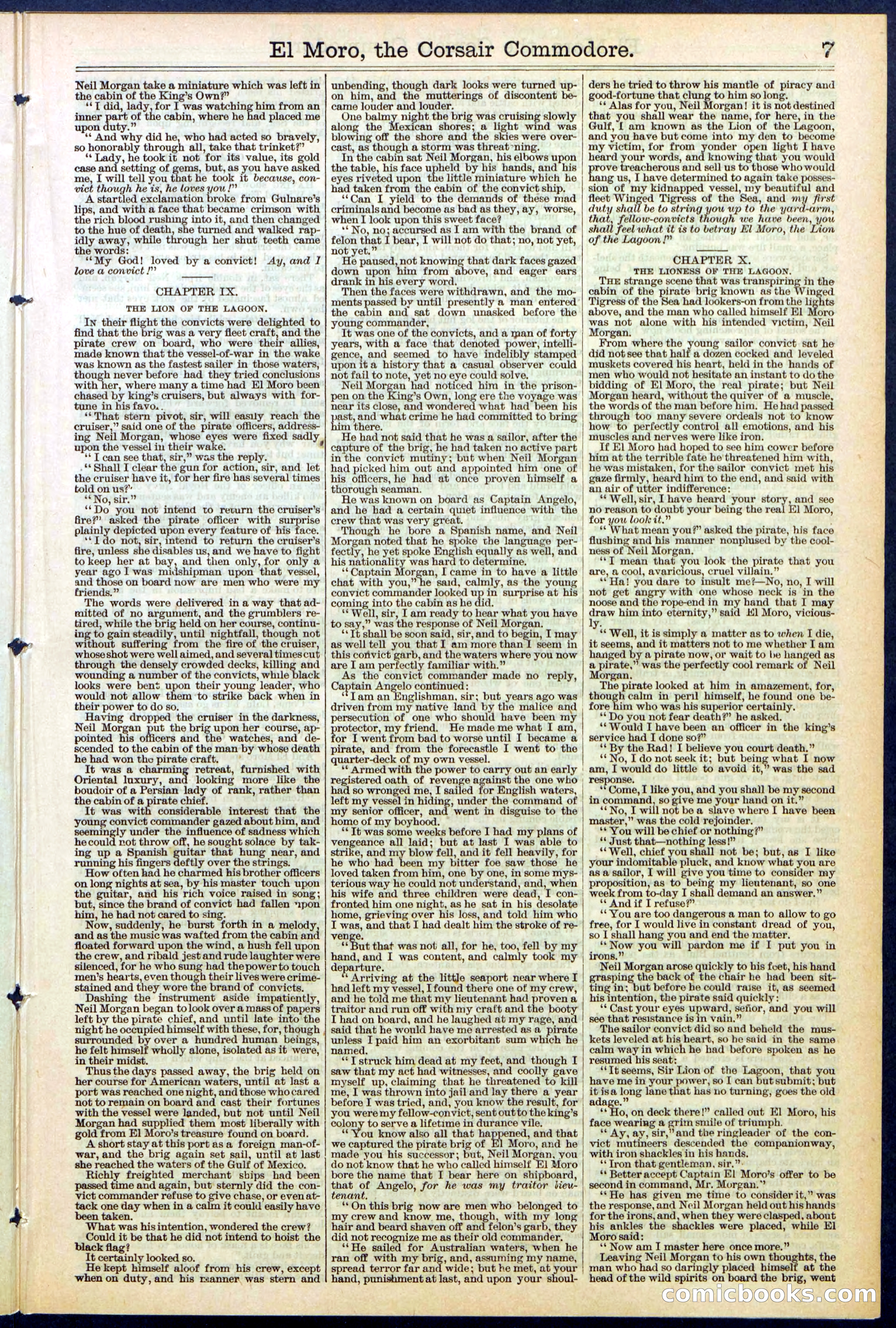 Beadle's Dime Library No. 510 — page 7 of 32