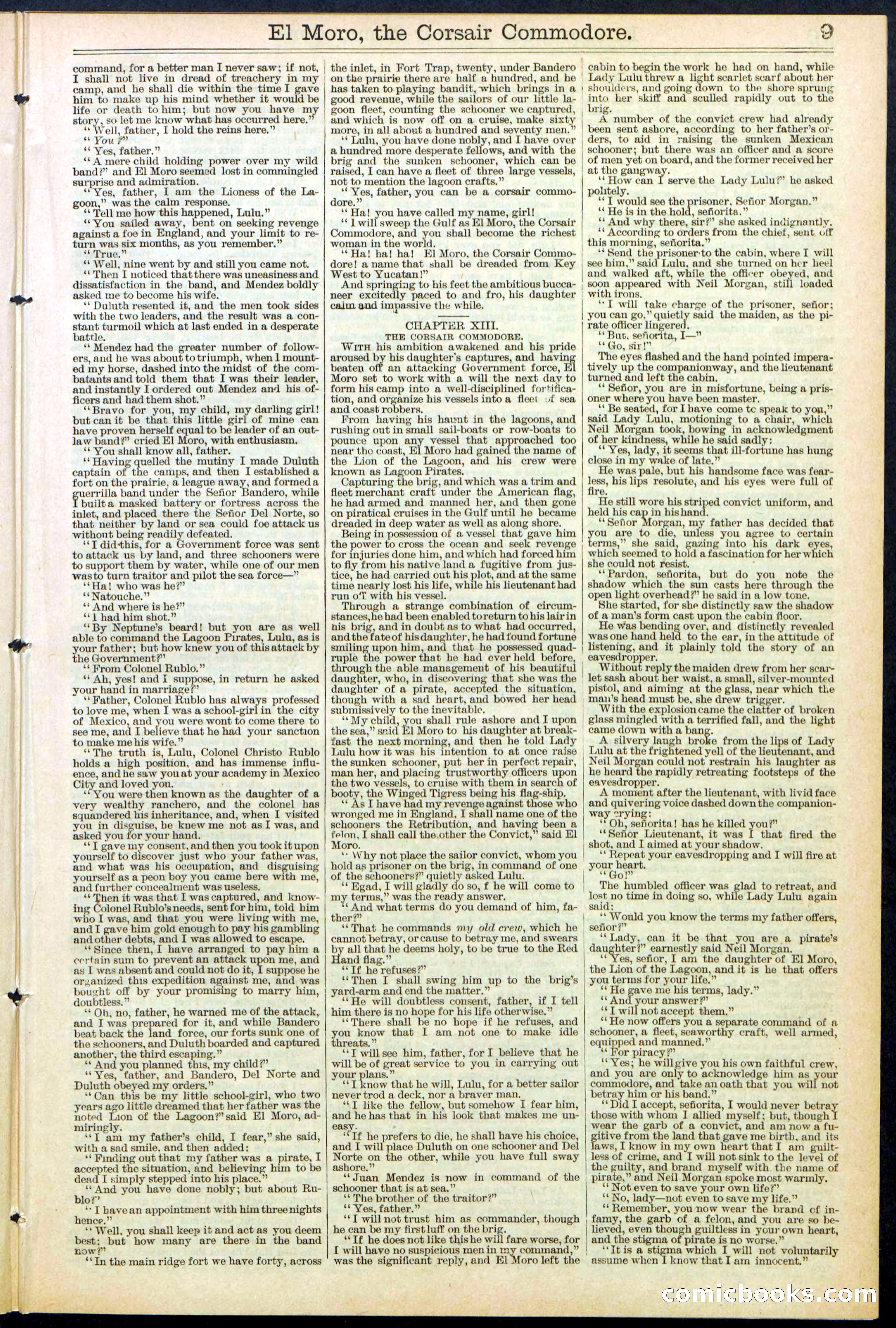 Beadle's Dime Library No. 510 — page 9 of 32
