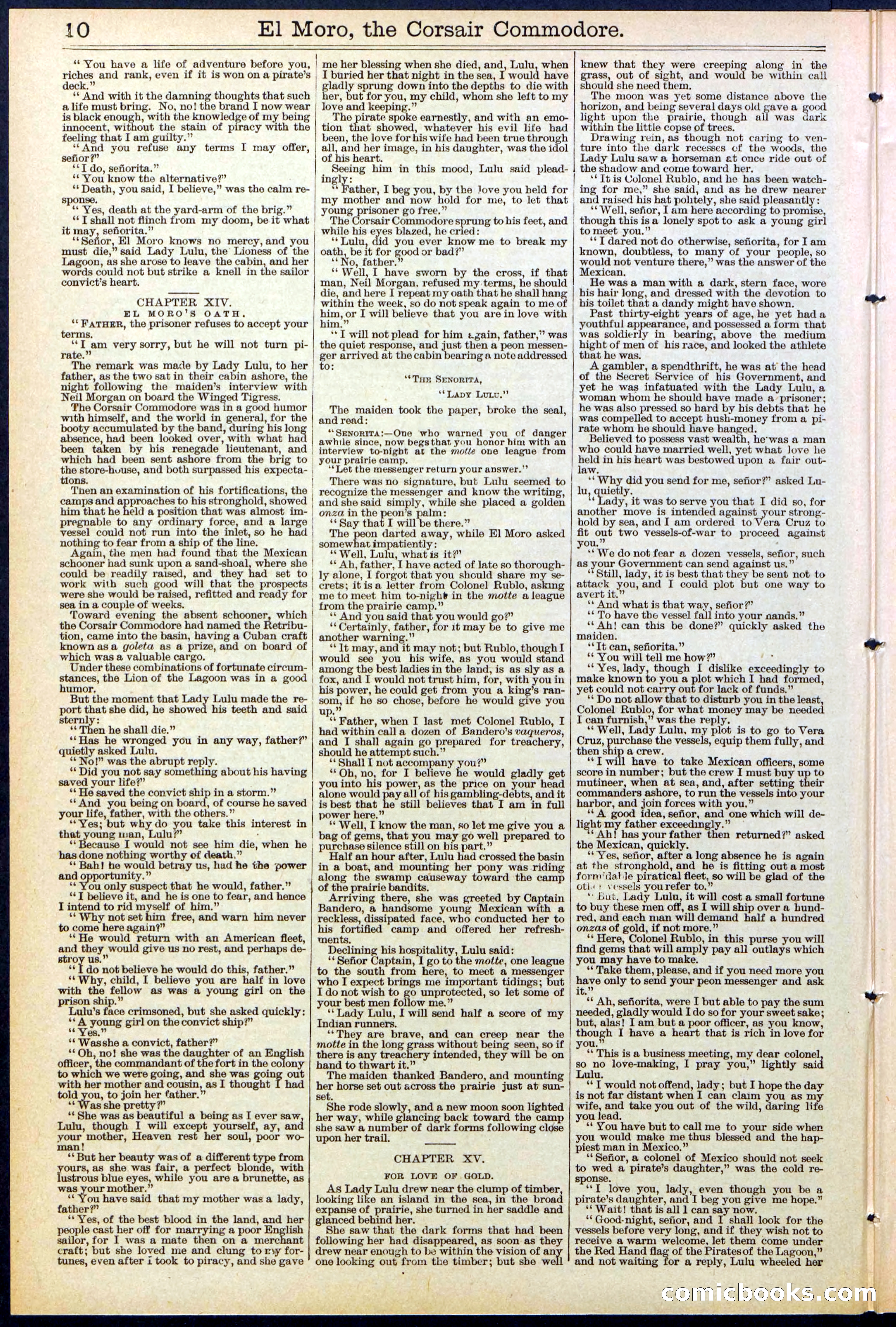 Beadle's Dime Library No. 510 — page 10 of 32