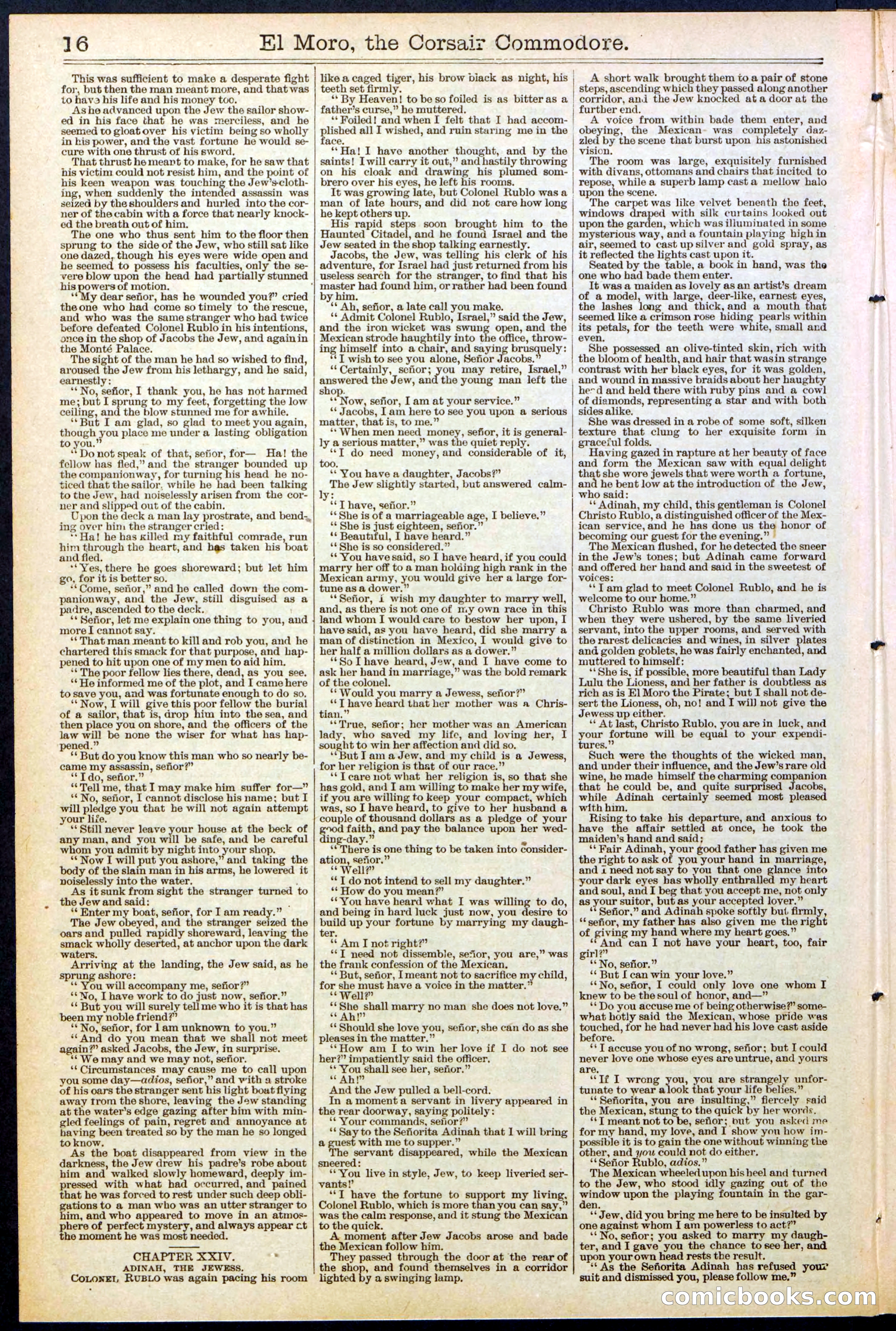 Beadle's Dime Library No. 510 — page 16 of 32