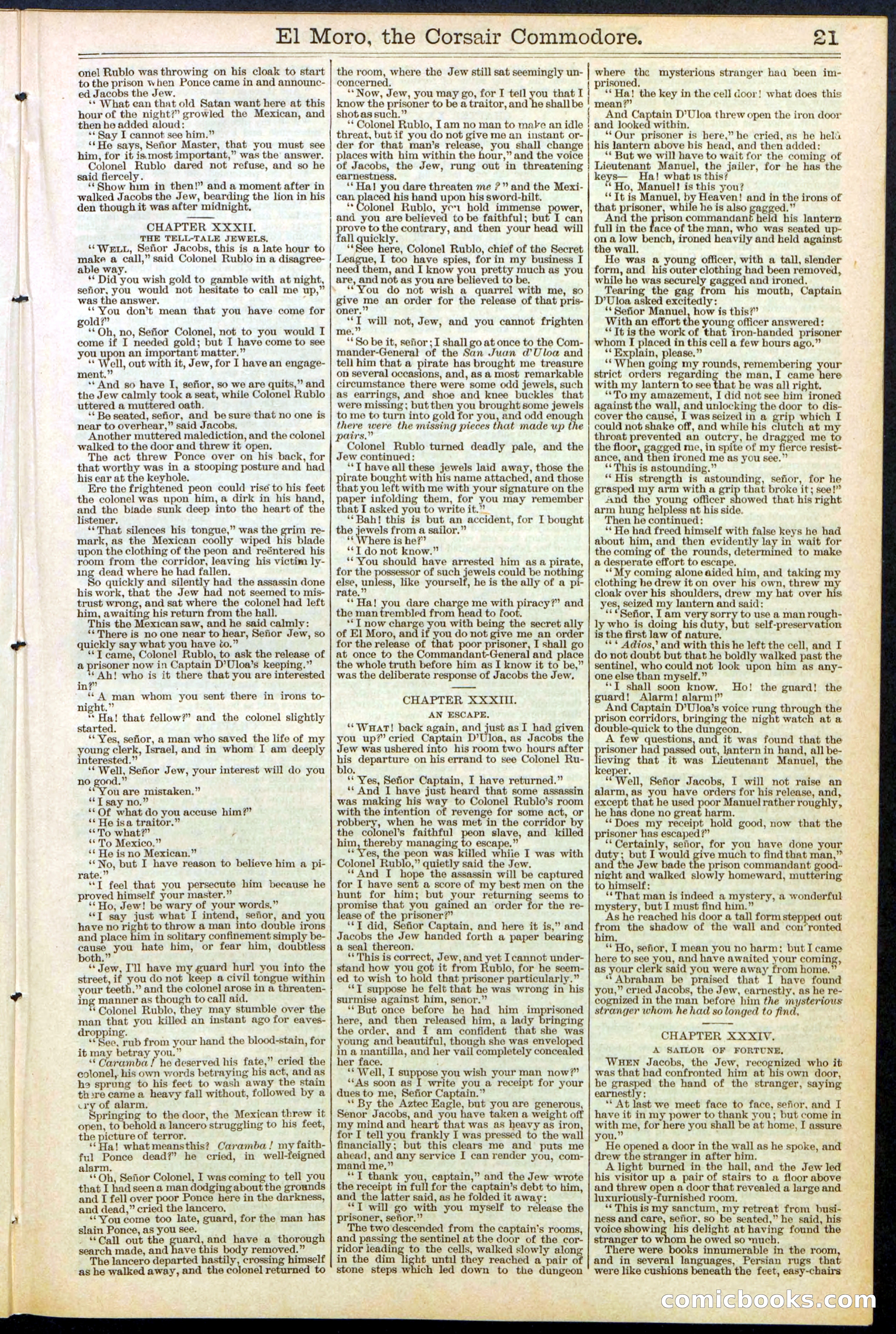 Beadle's Dime Library No. 510 — page 21 of 32