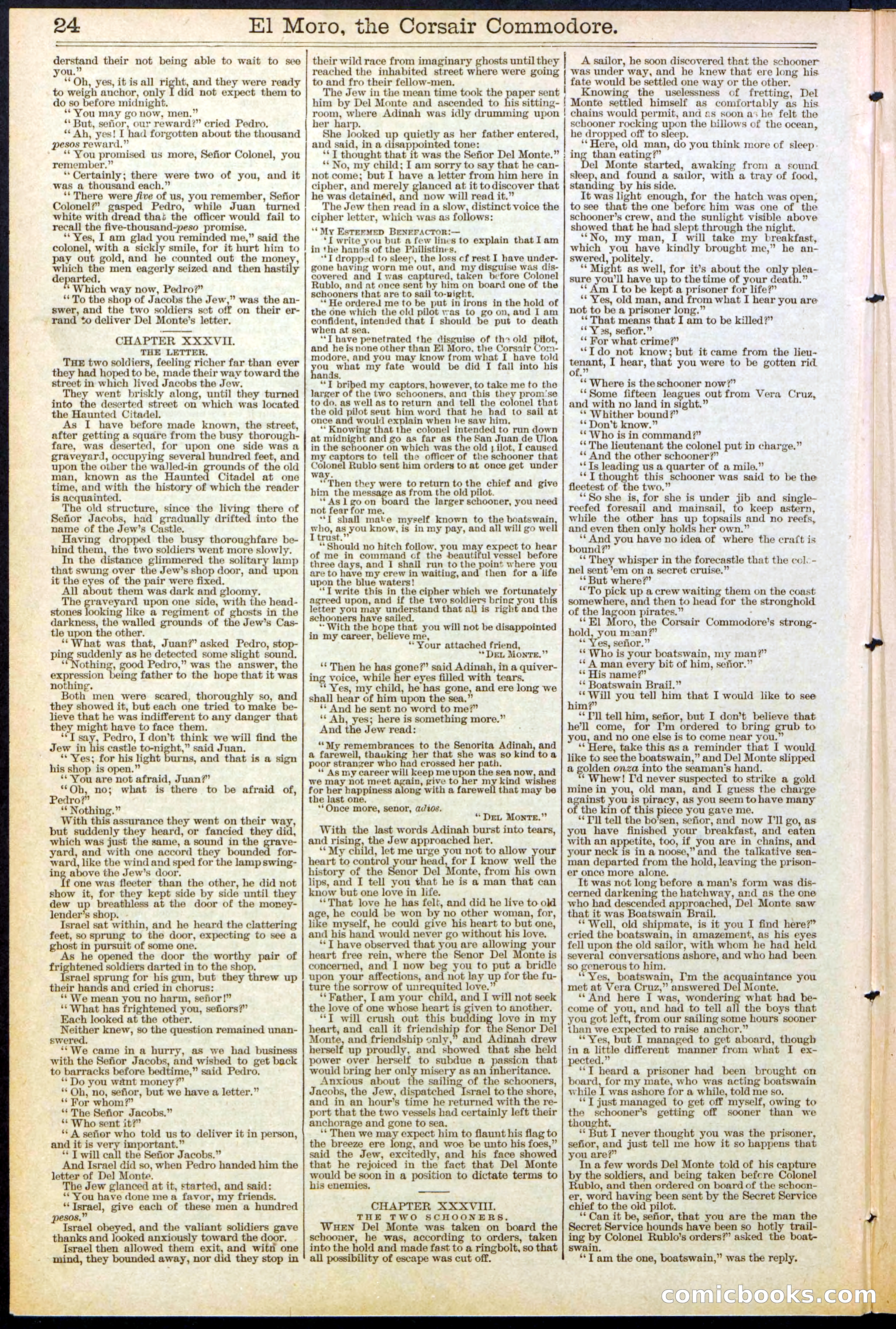 Beadle's Dime Library No. 510 — page 24 of 32