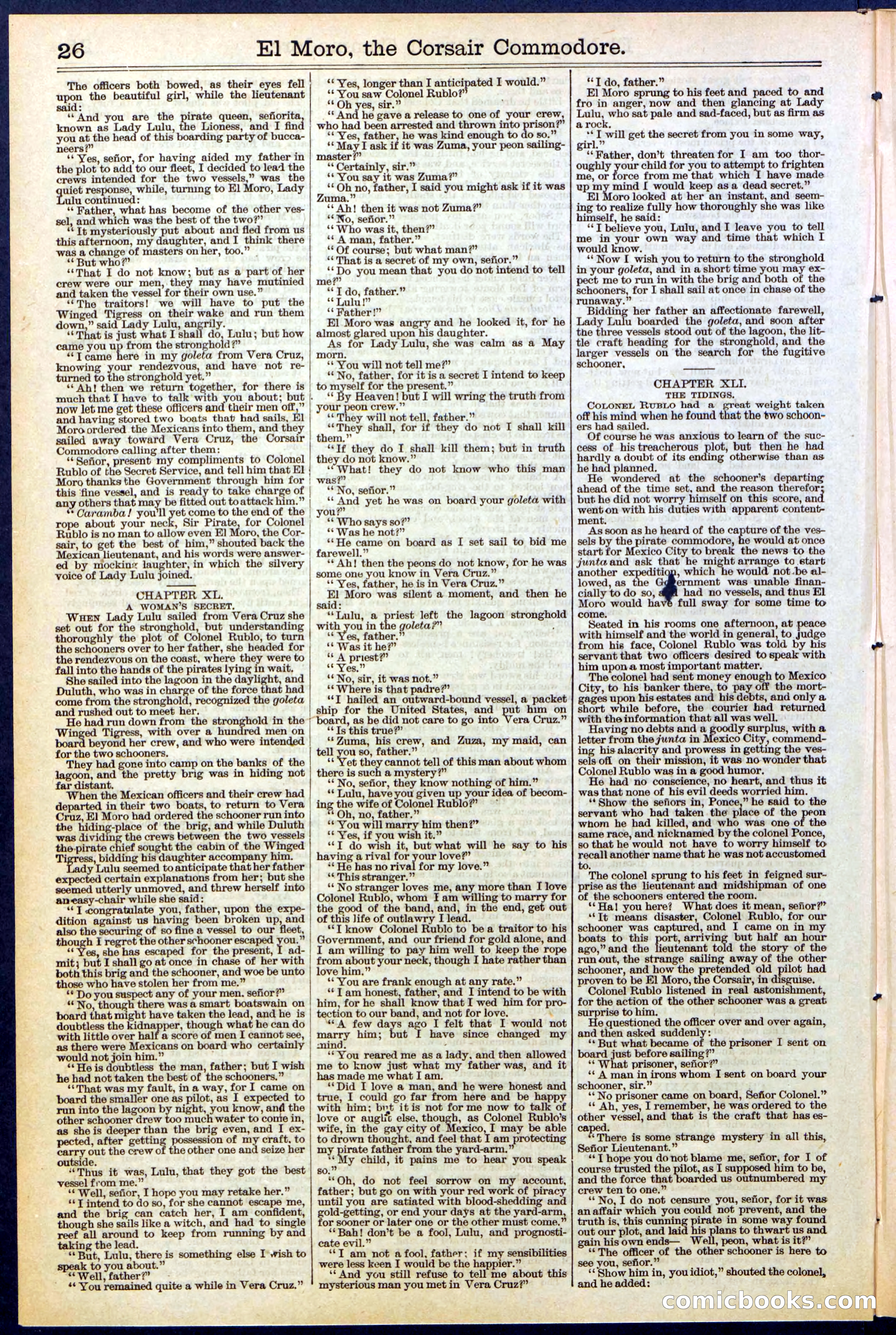 Beadle's Dime Library No. 510 — page 26 of 32