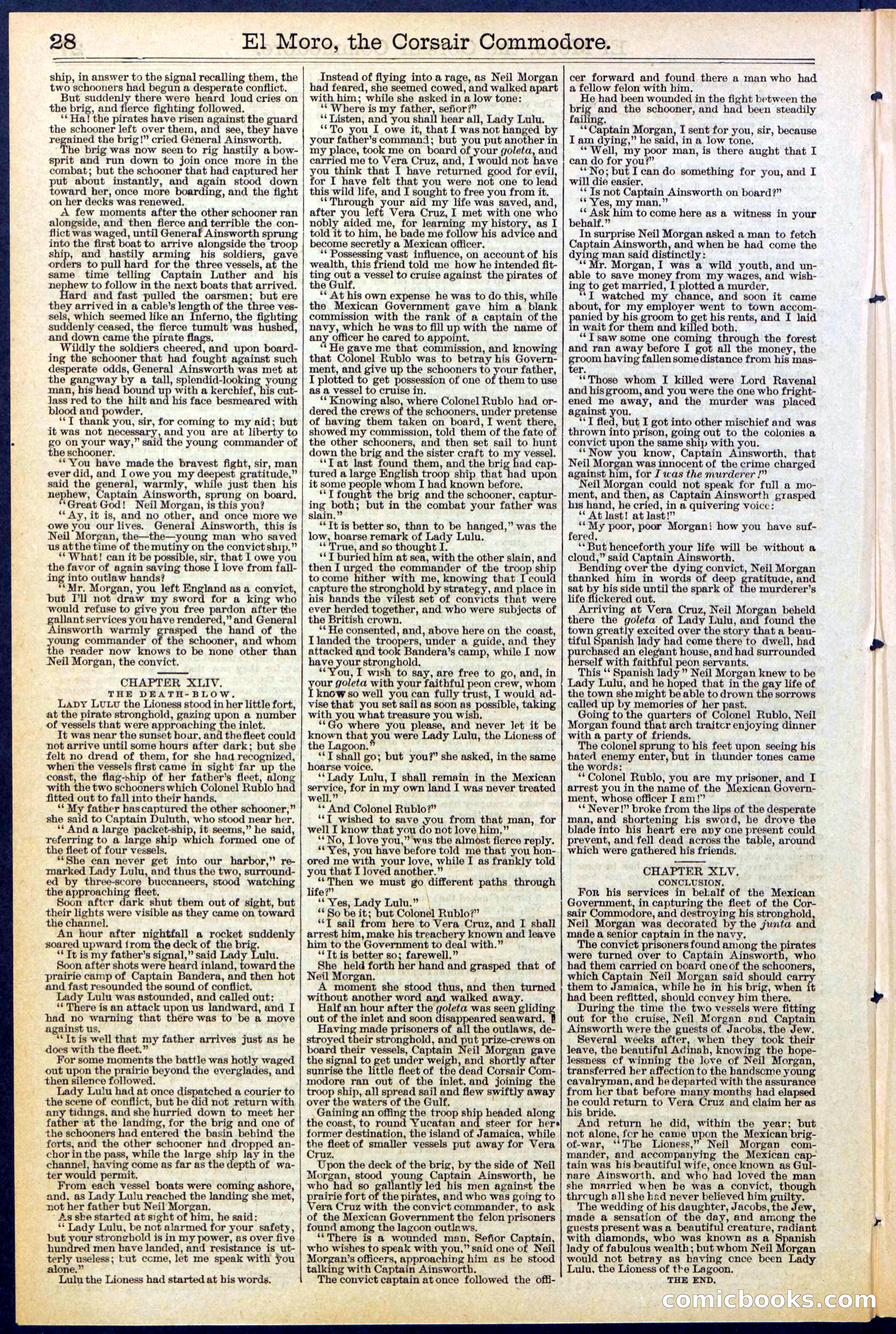 Beadle's Dime Library No. 510 — page 28 of 32