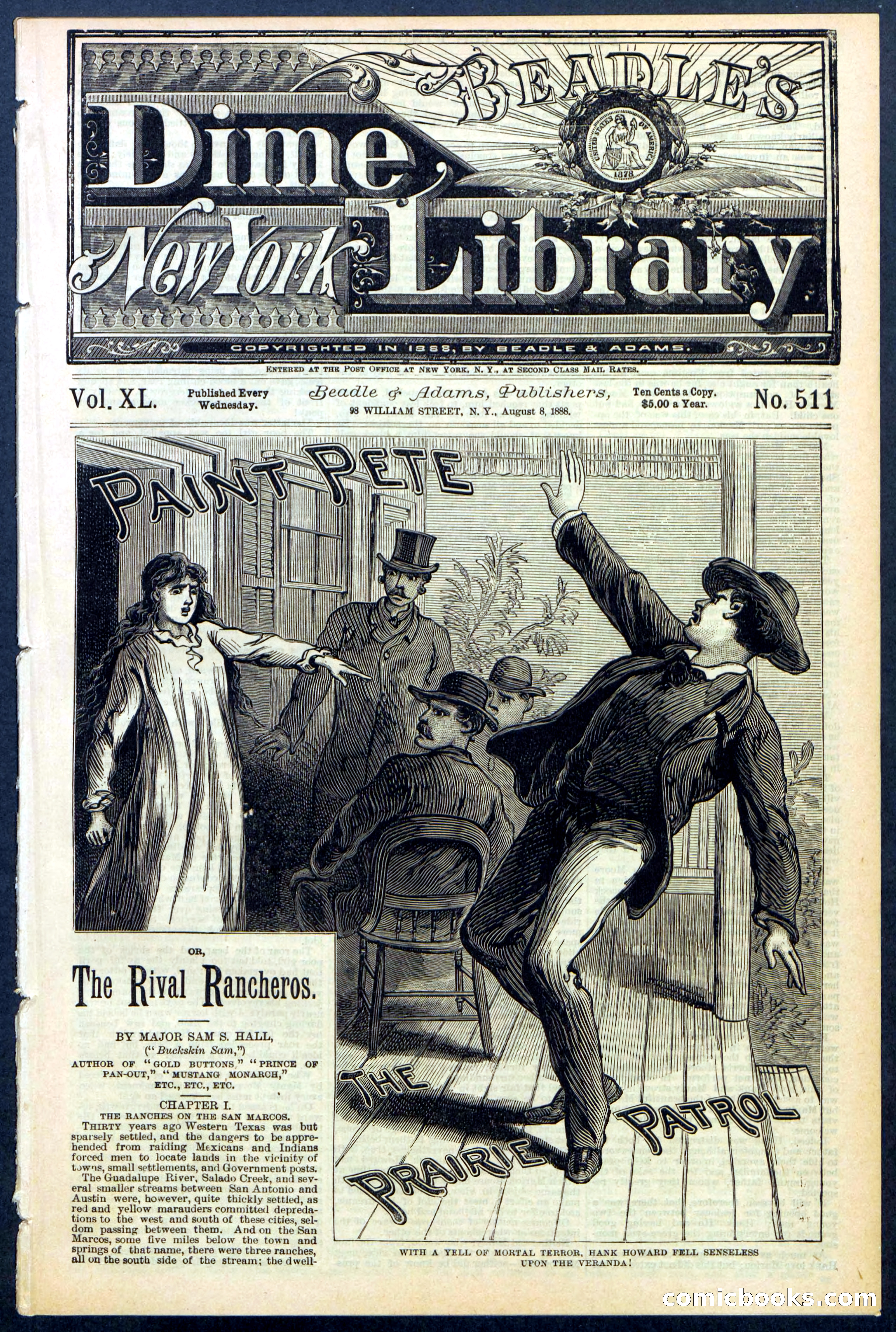 Beadle's New York Dime Library, No. 511 — page 1 of 32