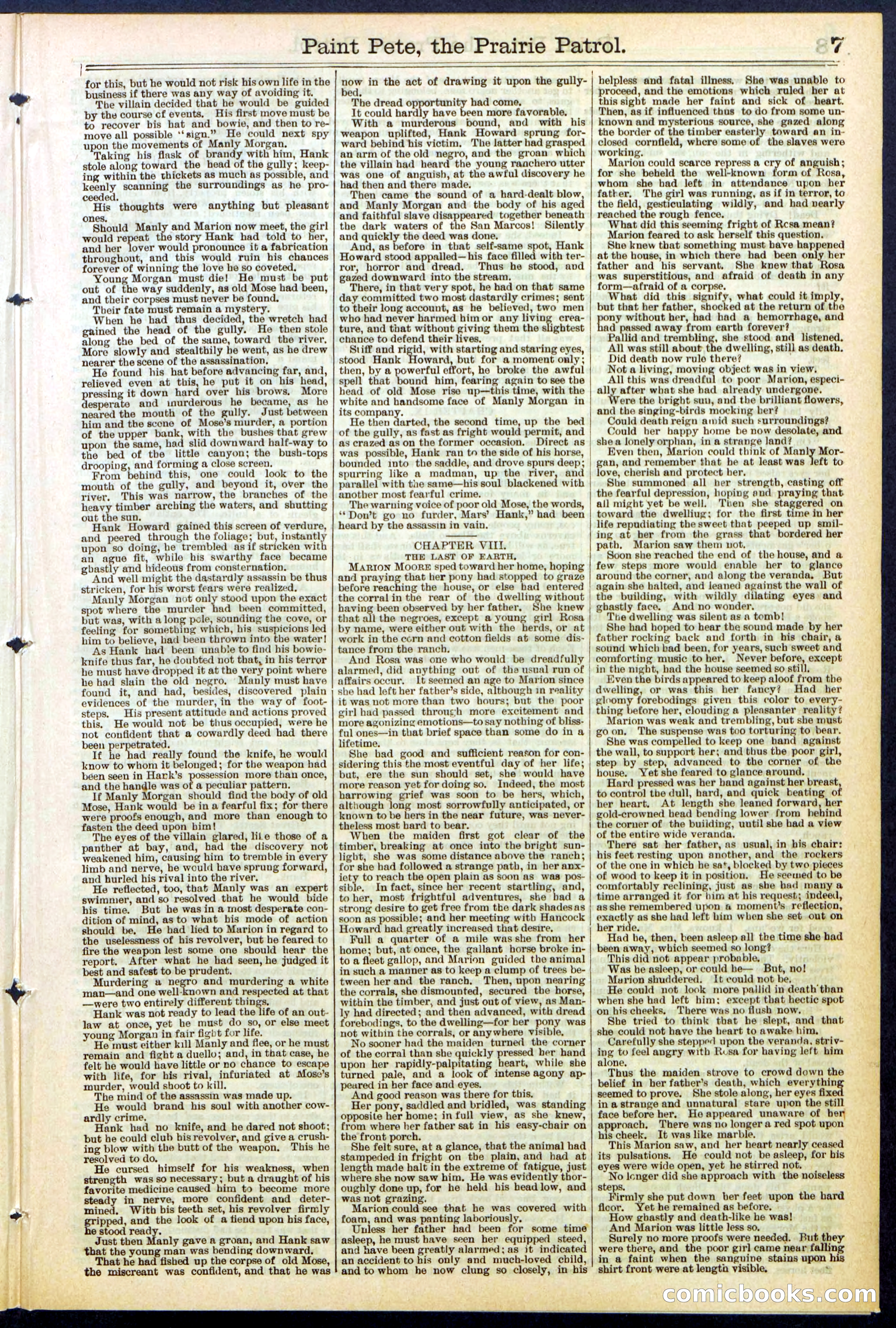 Beadle's New York Dime Library, No. 511 — page 7 of 32