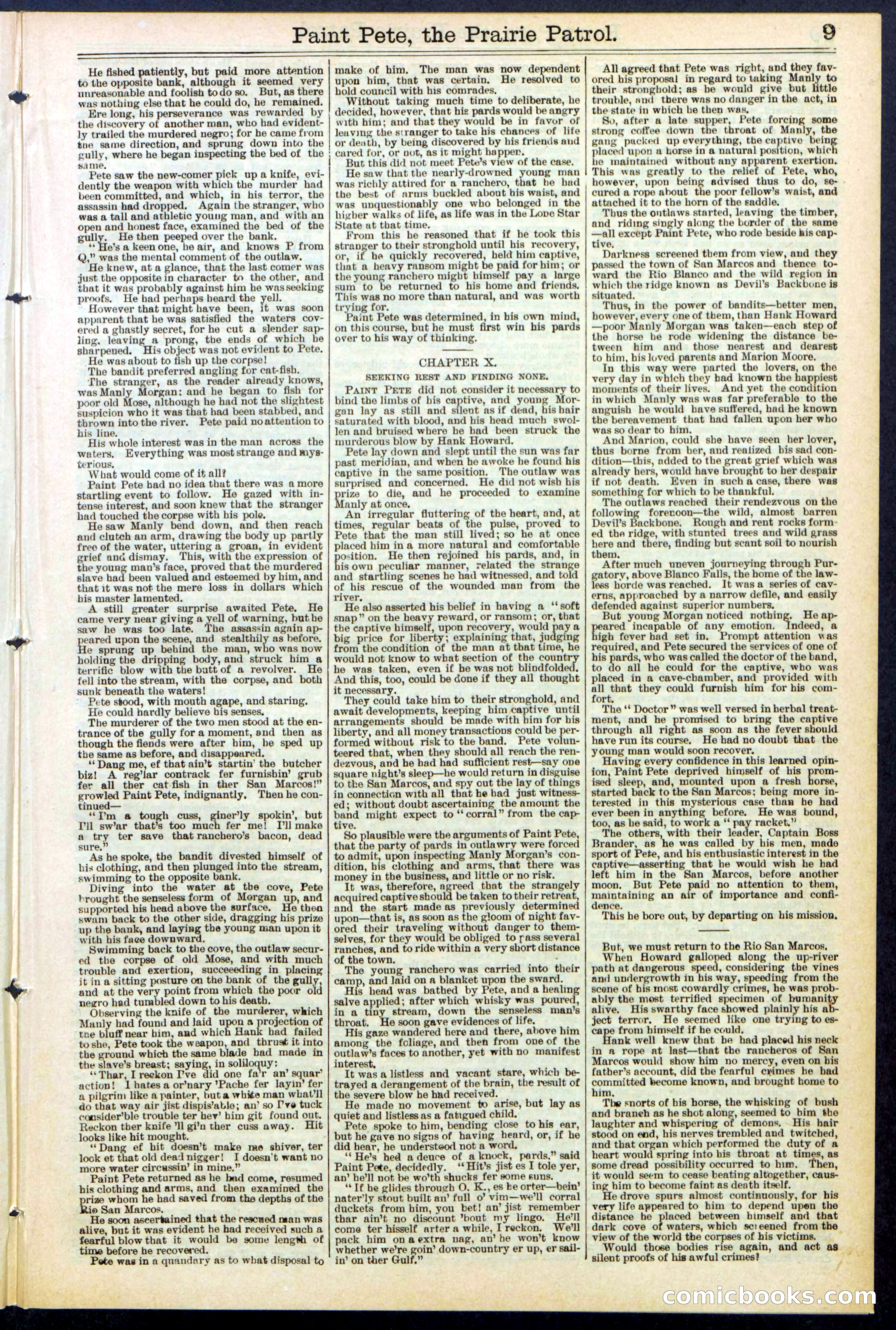 Beadle's New York Dime Library, No. 511 — page 9 of 32