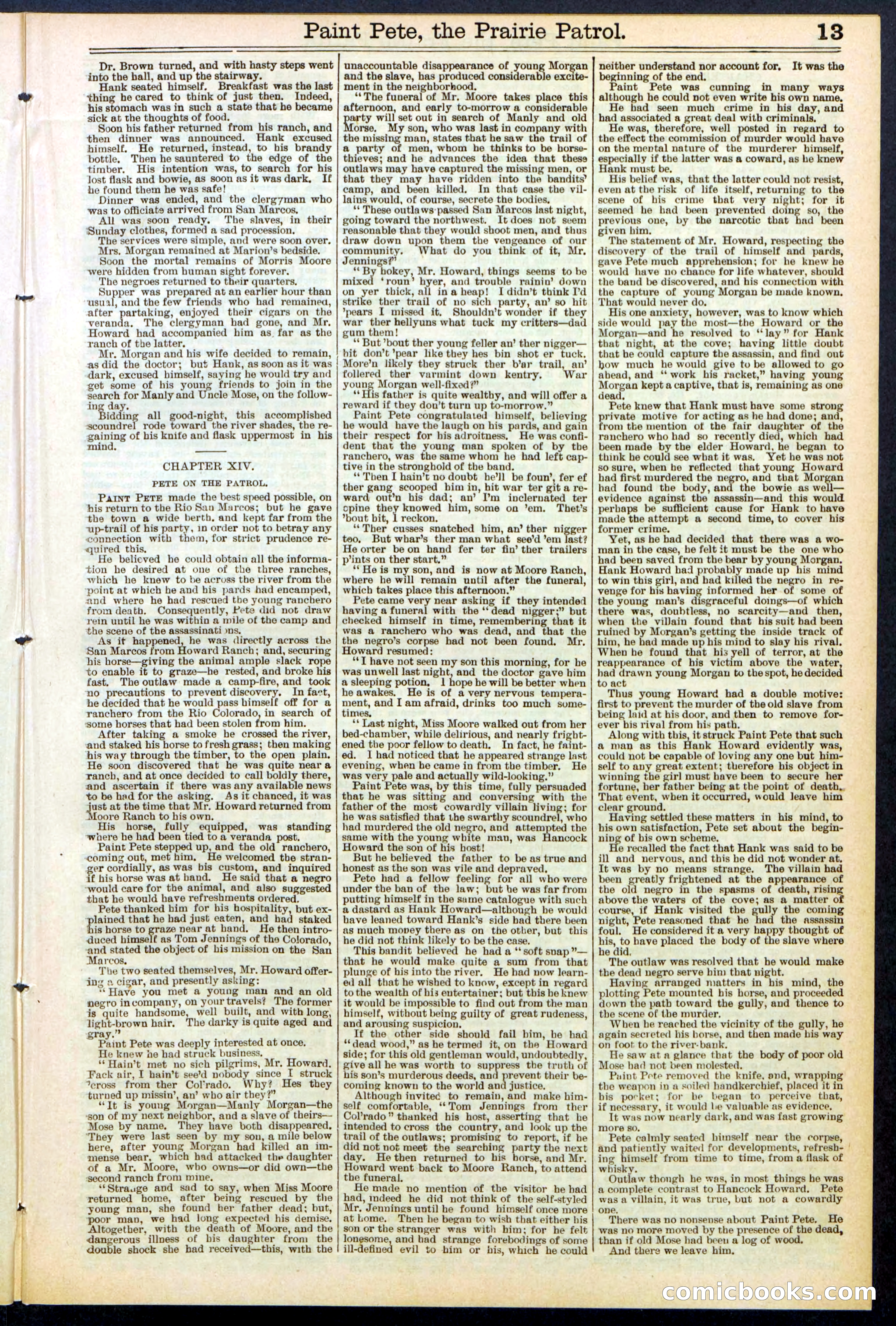 Beadle's New York Dime Library, No. 511 — page 13 of 32