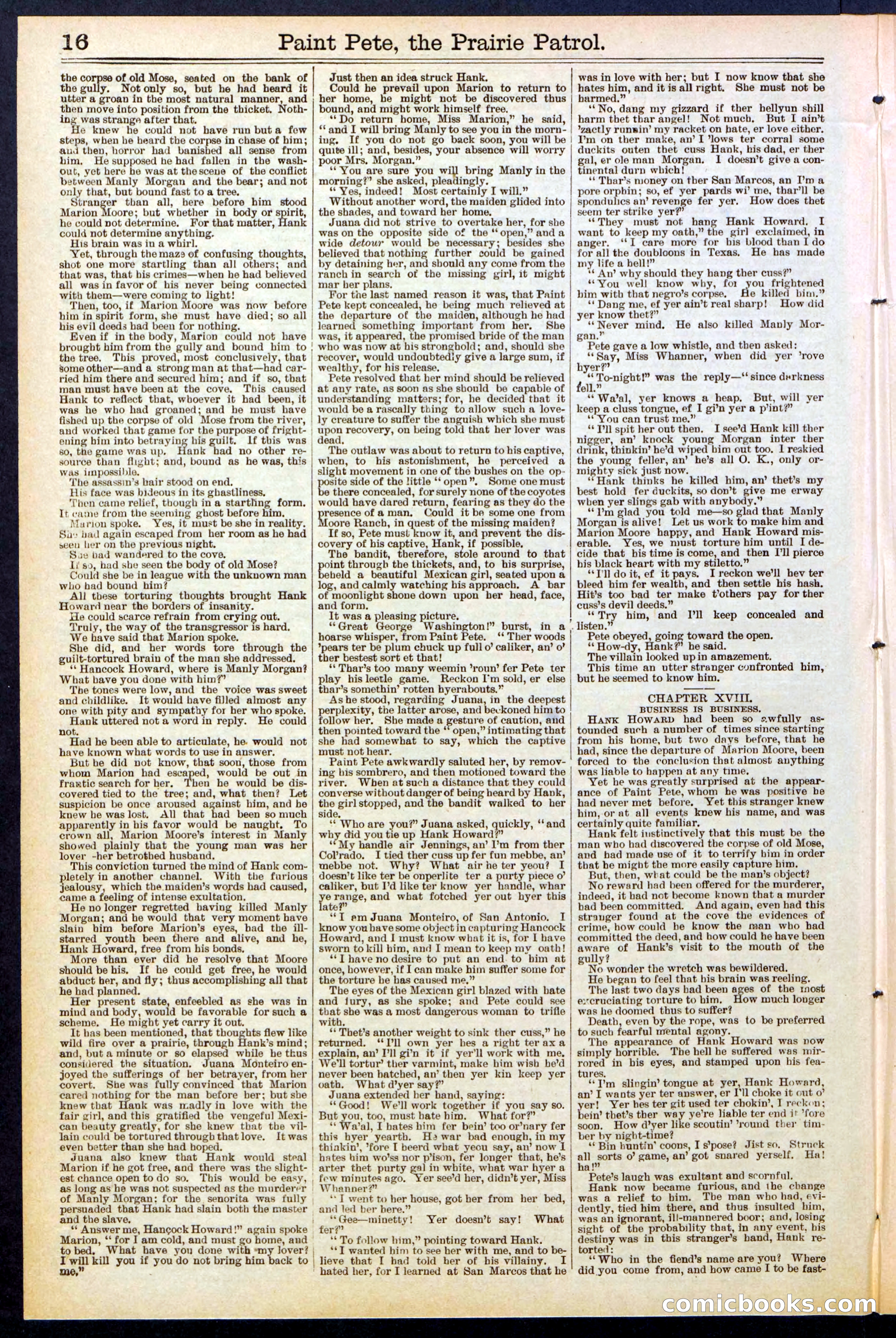 Beadle's New York Dime Library, No. 511 — page 16 of 32