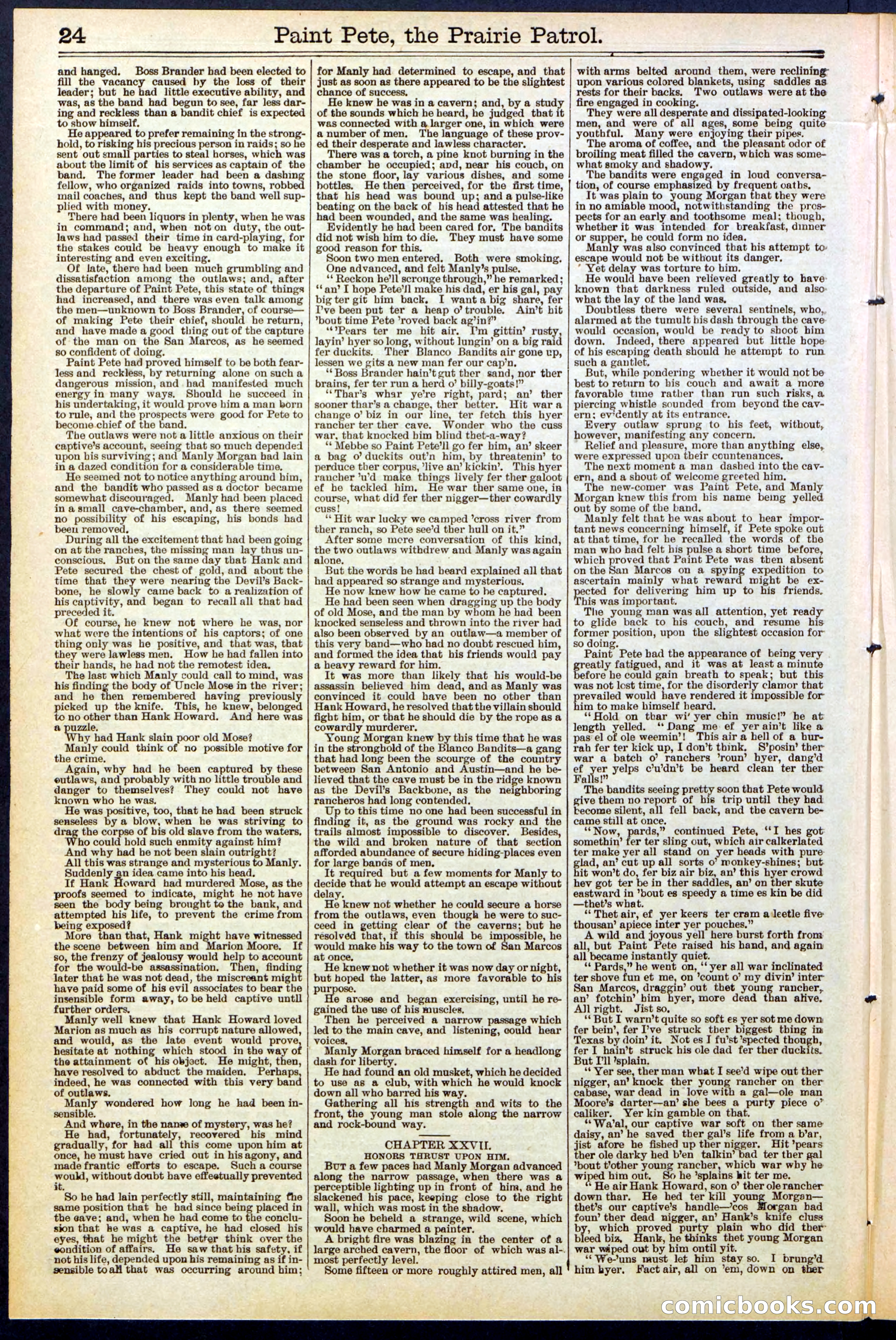 Beadle's New York Dime Library, No. 511 — page 24 of 32