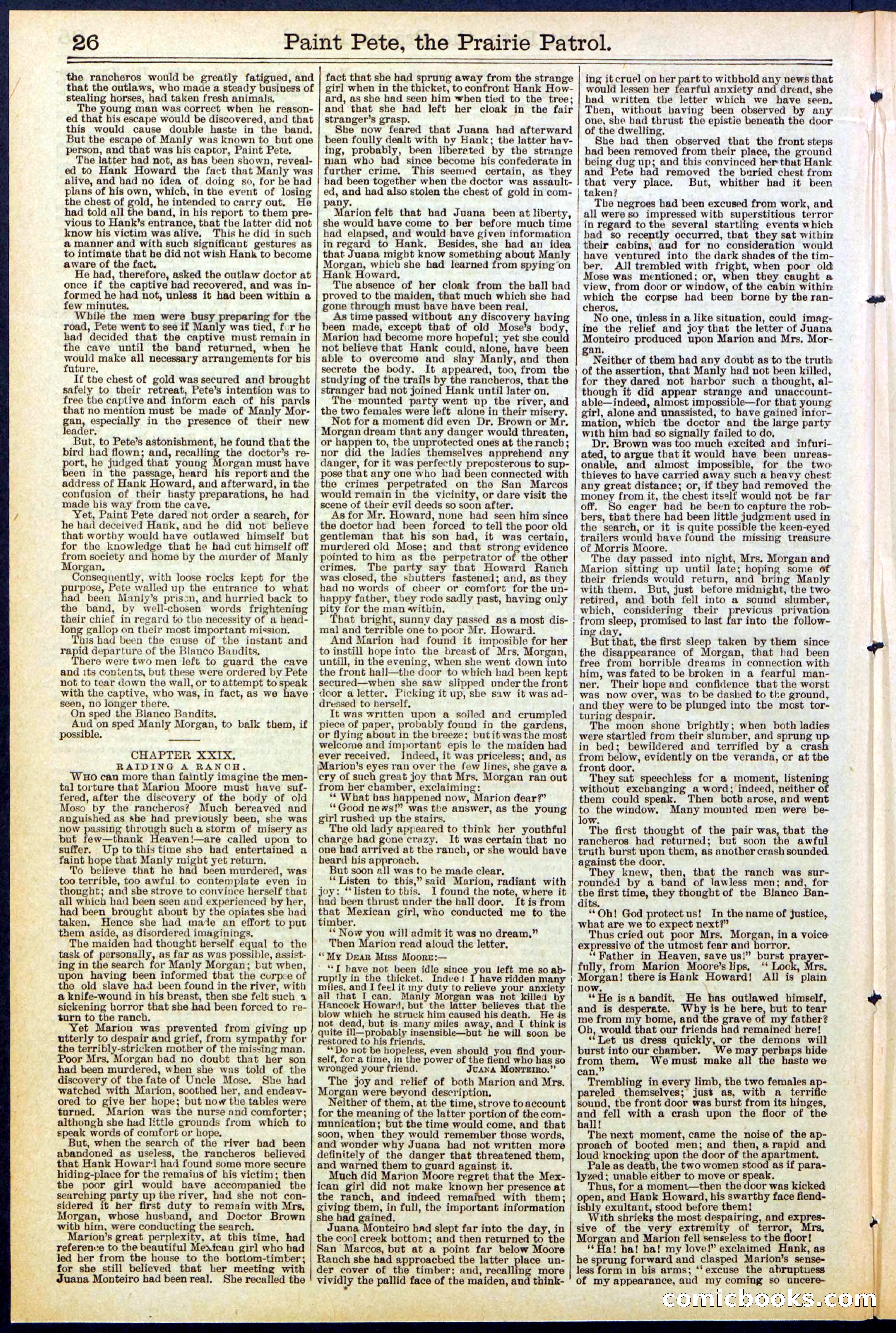 Beadle's New York Dime Library, No. 511 — page 26 of 32