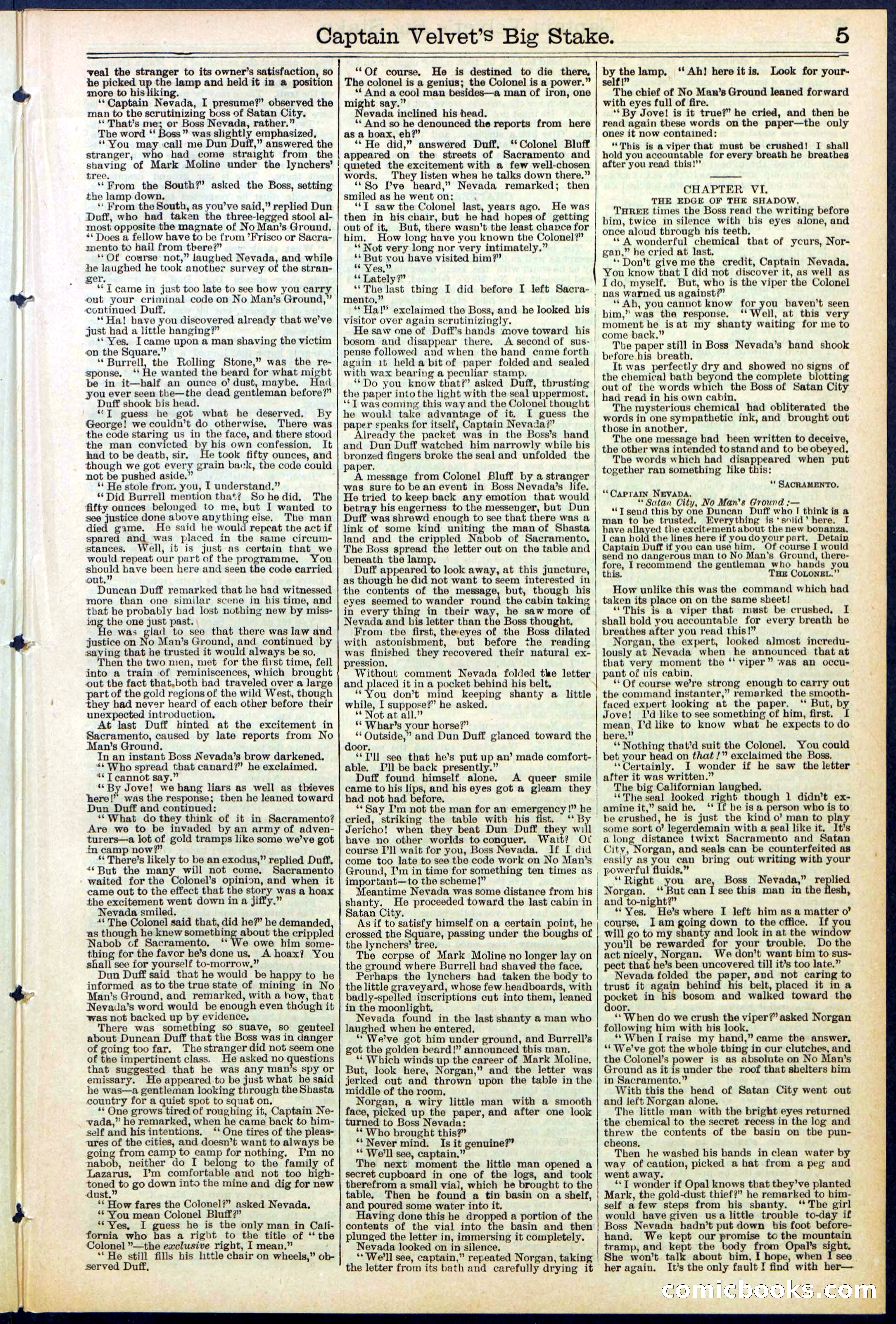 Beadle's New York Dime Library, No. 512 — page 5 of 32