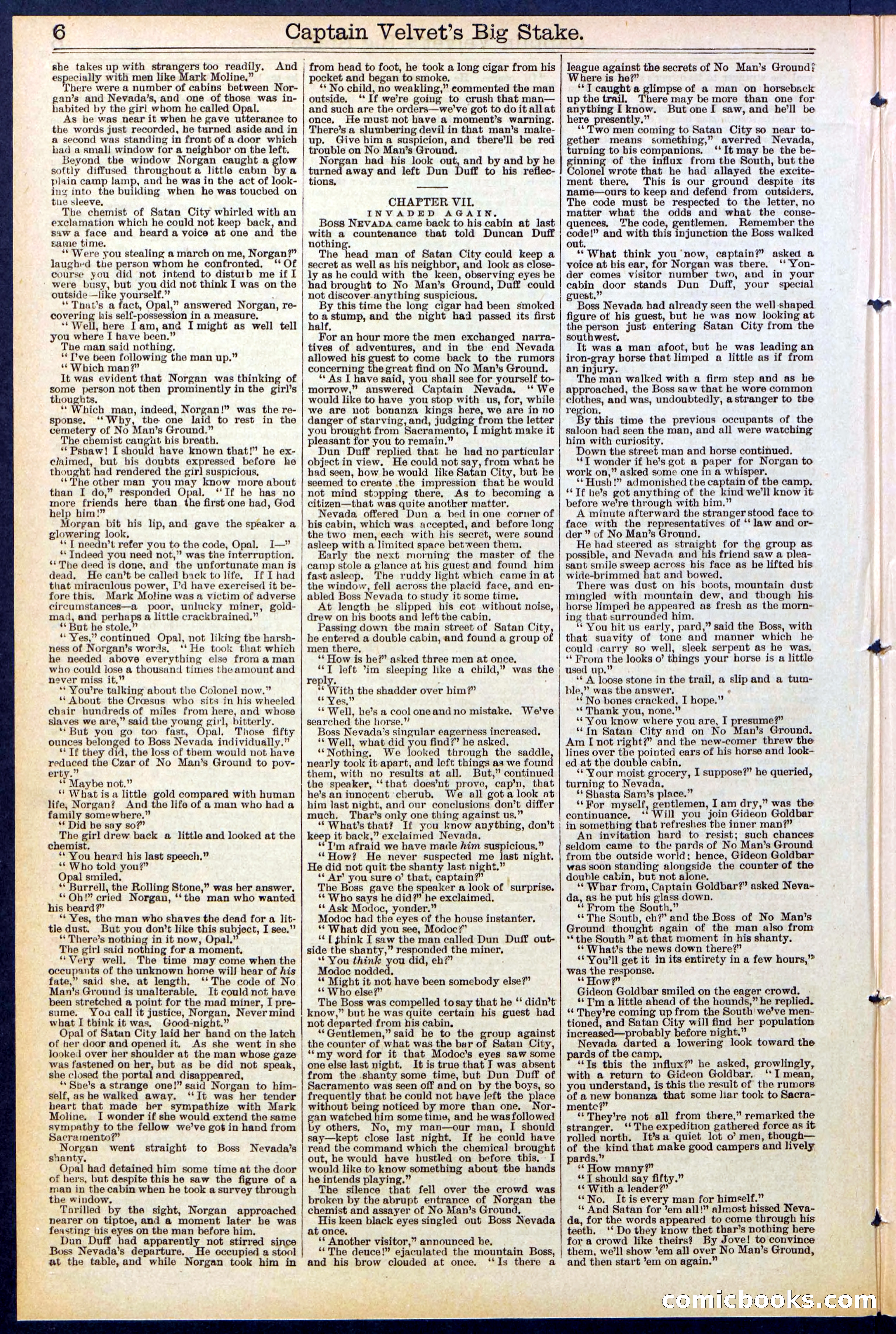 Beadle's New York Dime Library, No. 512 — page 6 of 32