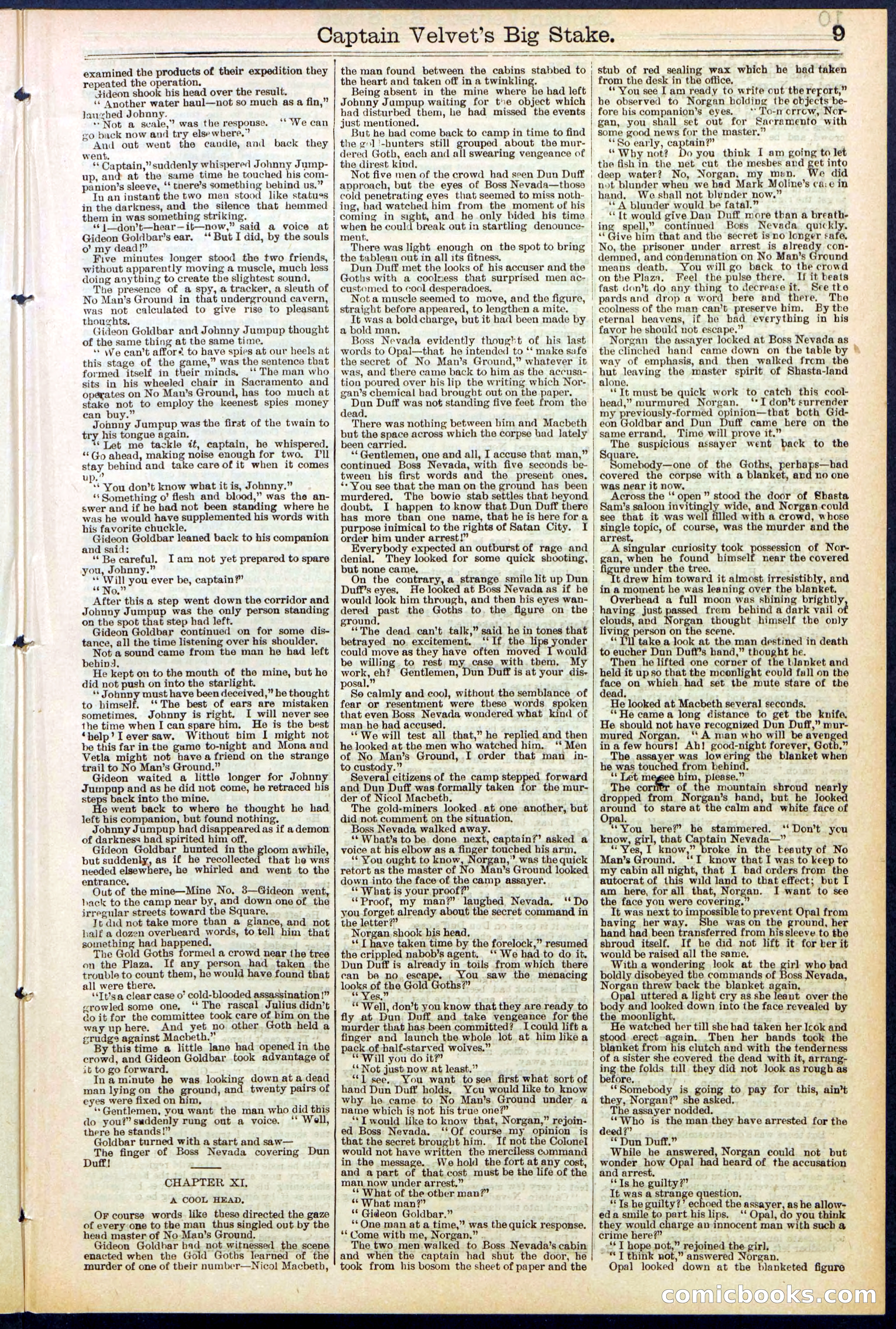 Beadle's New York Dime Library, No. 512 — page 9 of 32