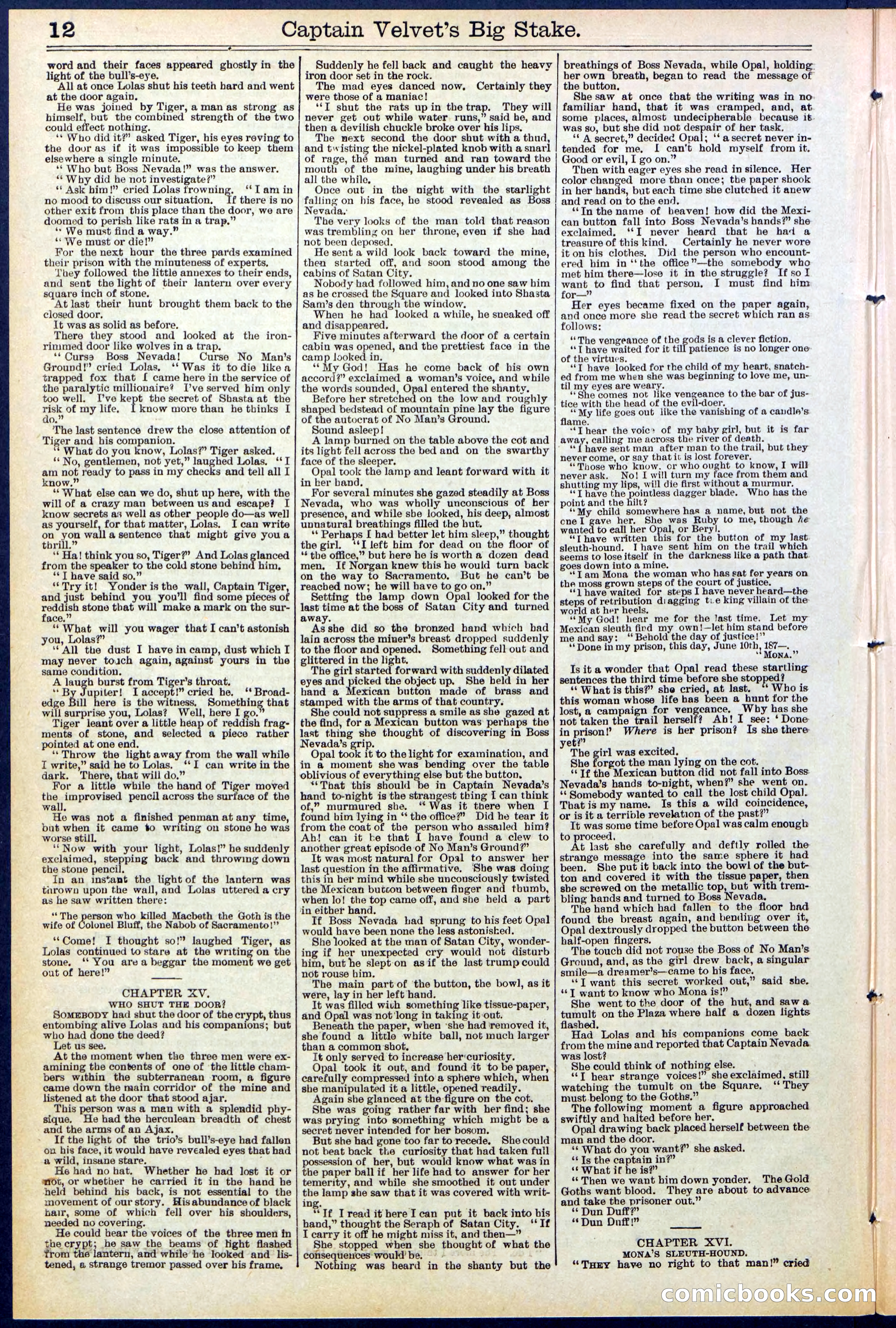 Beadle's New York Dime Library, No. 512 — page 12 of 32