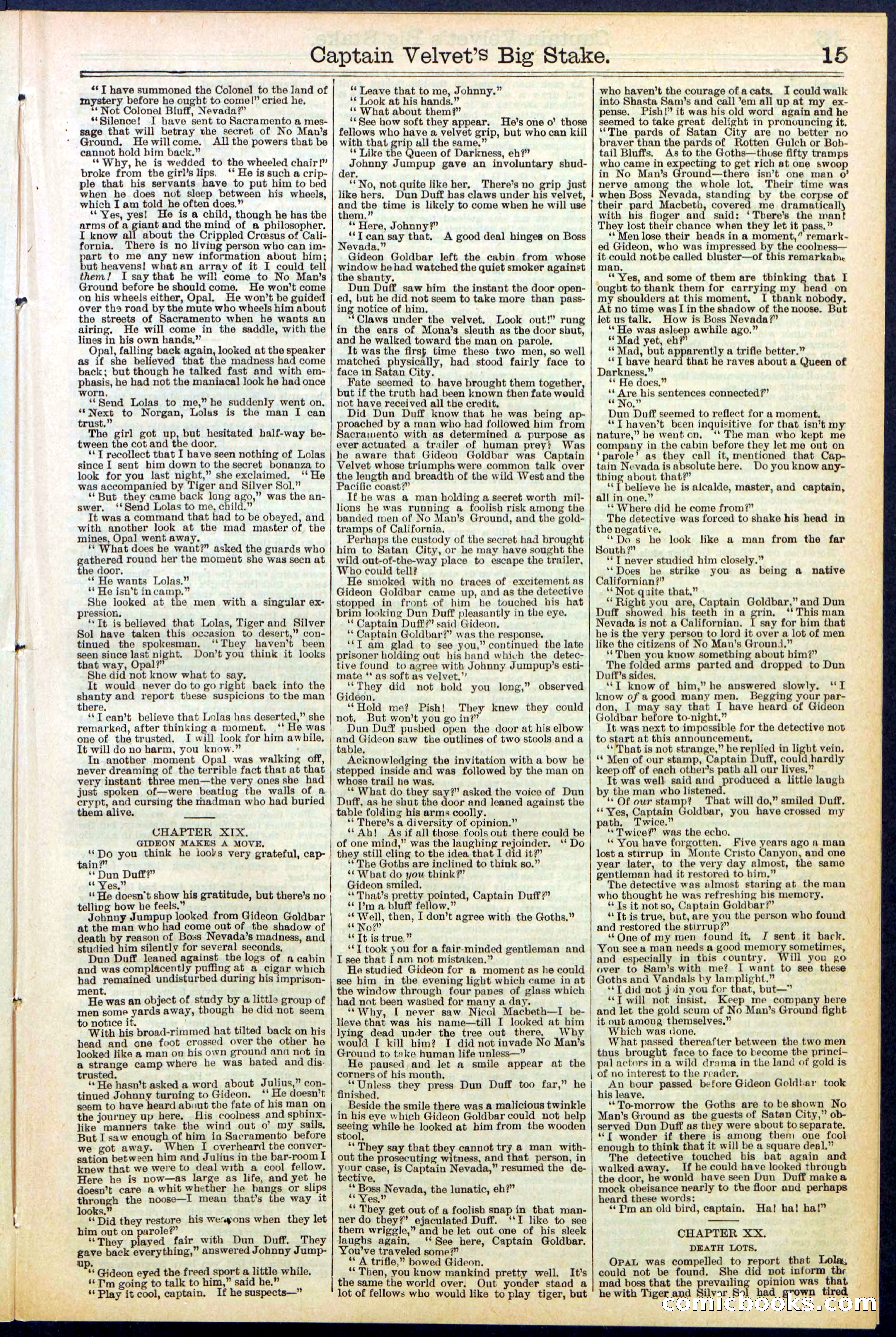 Beadle's New York Dime Library, No. 512 — page 15 of 32
