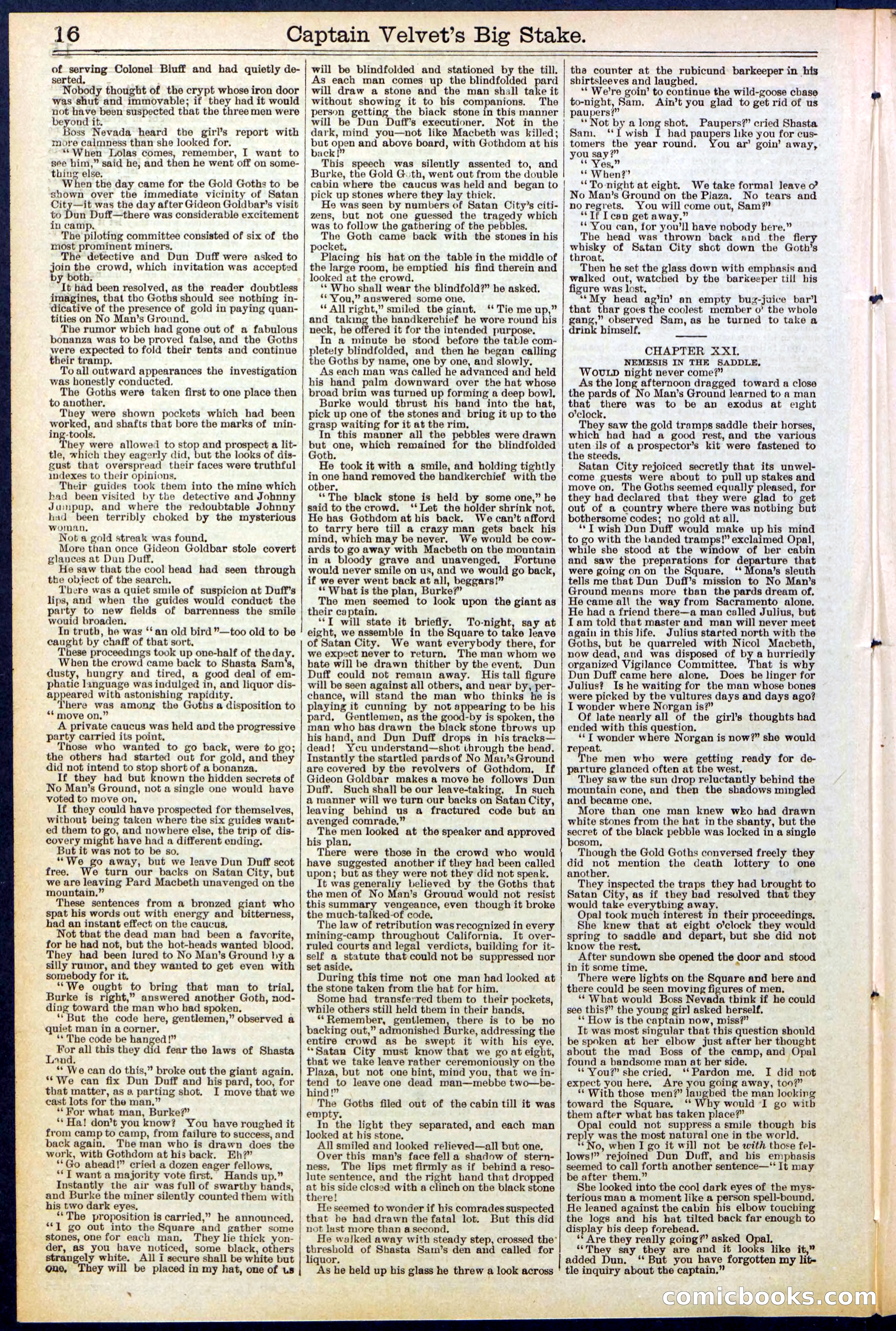 Beadle's New York Dime Library, No. 512 — page 16 of 32