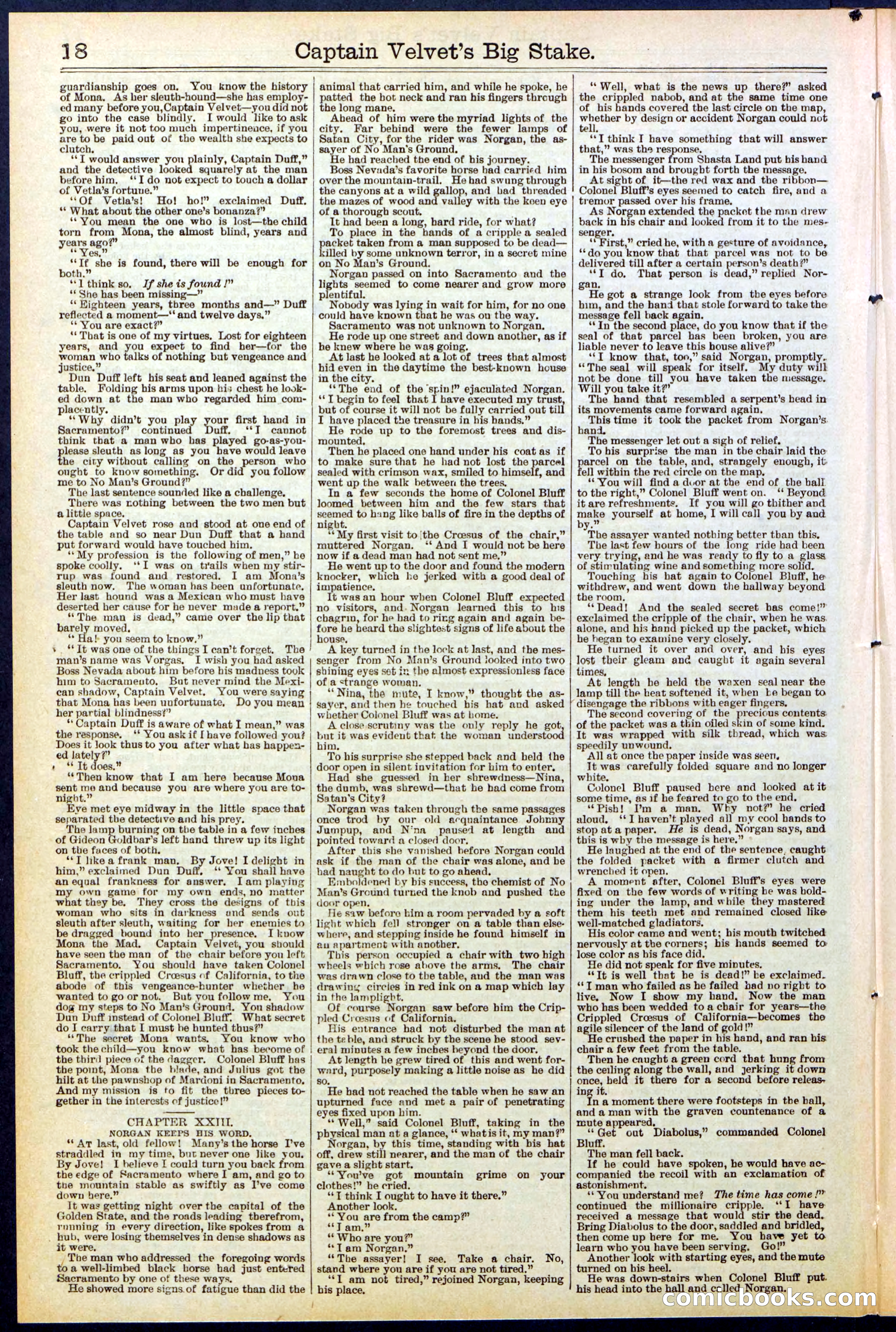 Beadle's New York Dime Library, No. 512 — page 18 of 32