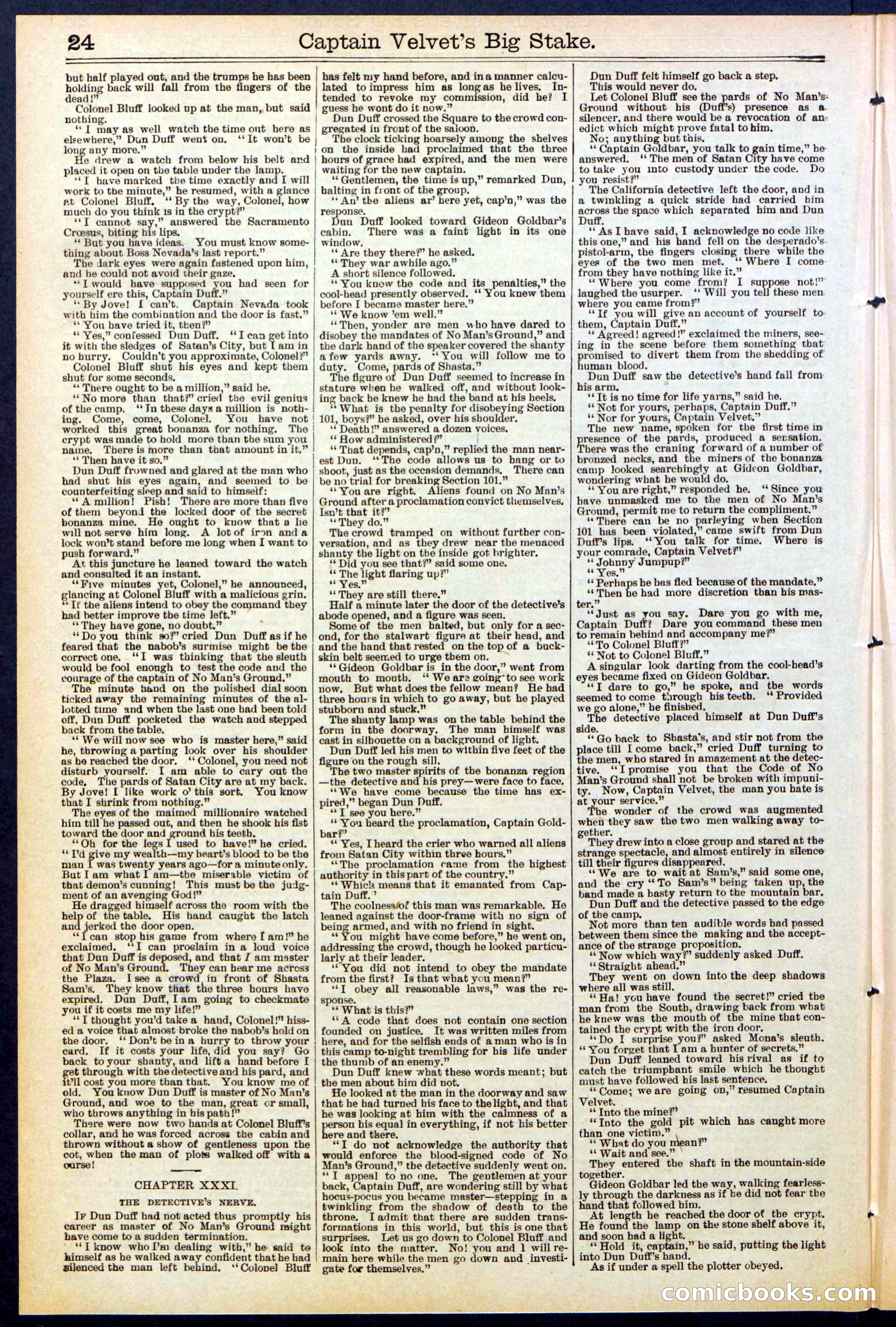 Beadle's New York Dime Library, No. 512 — page 24 of 32