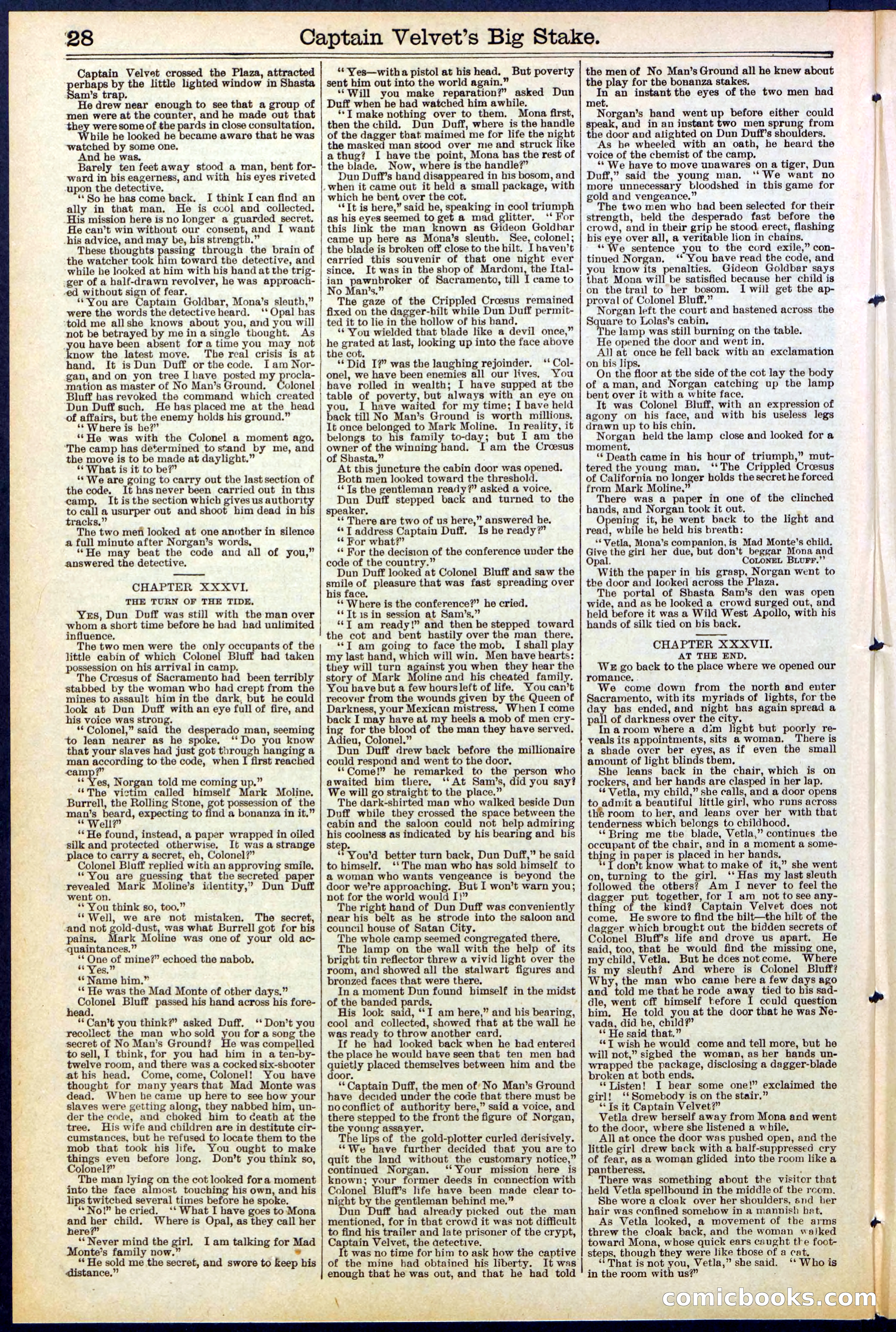 Beadle's New York Dime Library, No. 512 — page 28 of 32