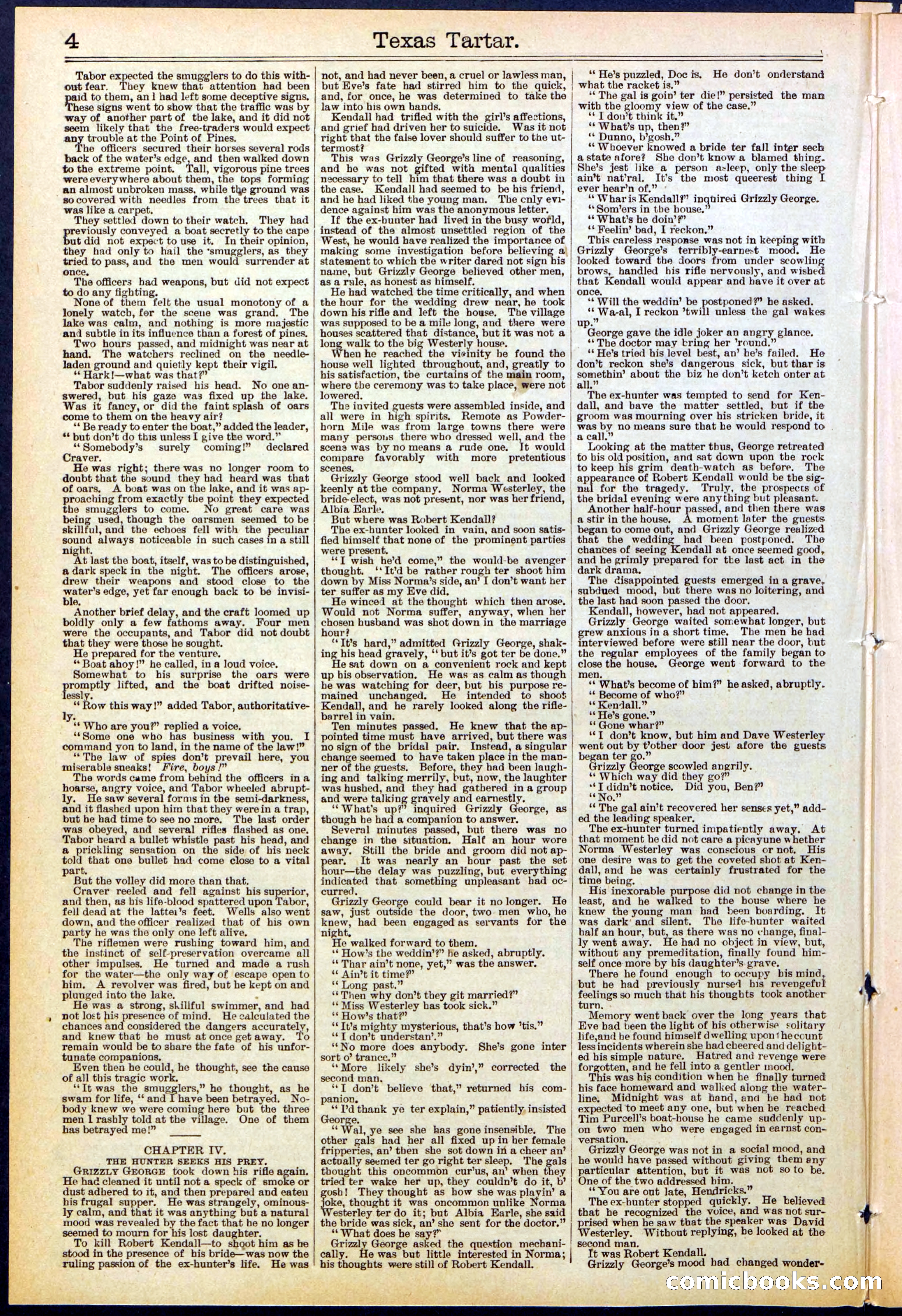 Beadle's New York Dime Library No. 513 — page 4 of 32