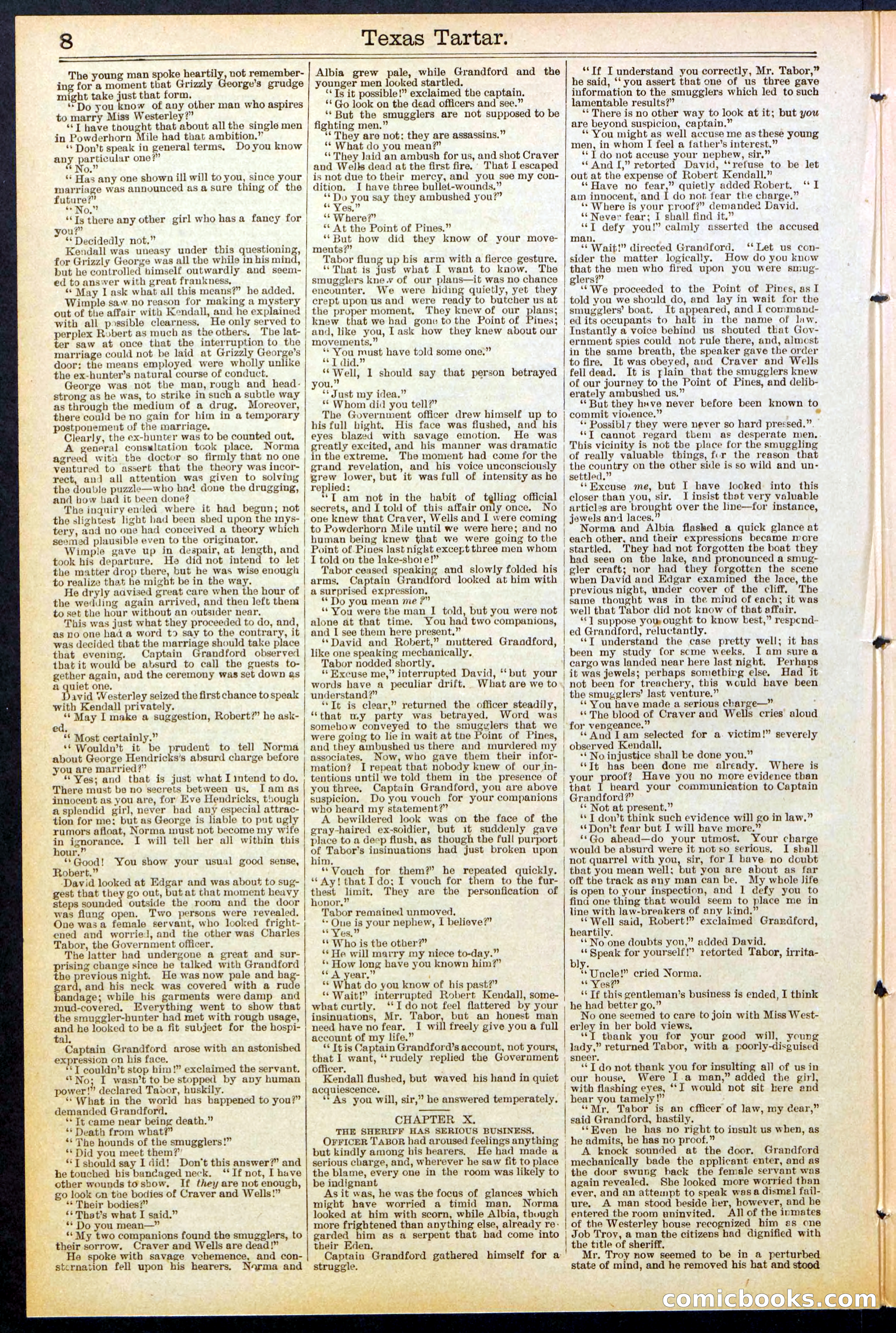 Beadle's New York Dime Library No. 513 — page 8 of 32