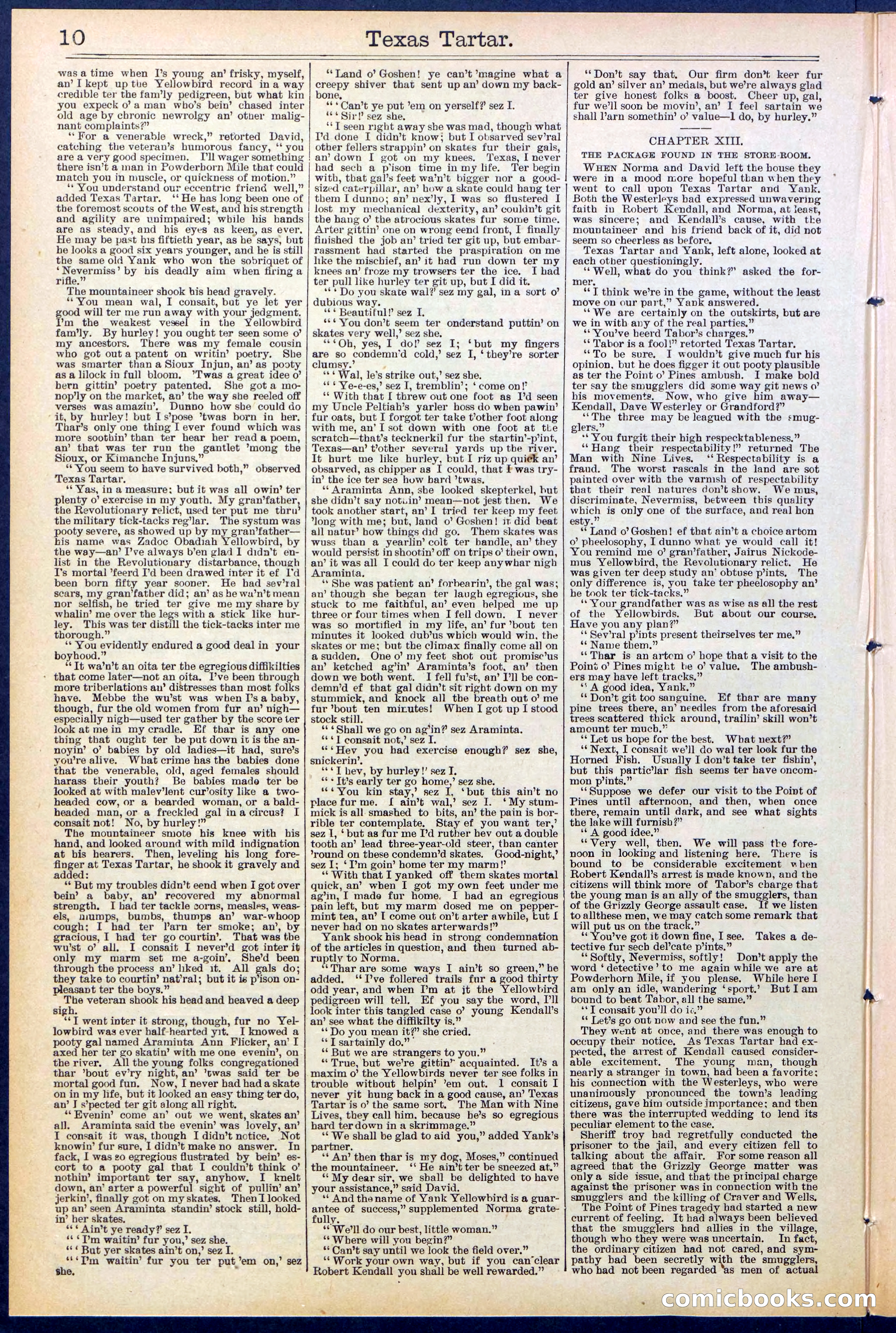Beadle's New York Dime Library No. 513 — page 10 of 32