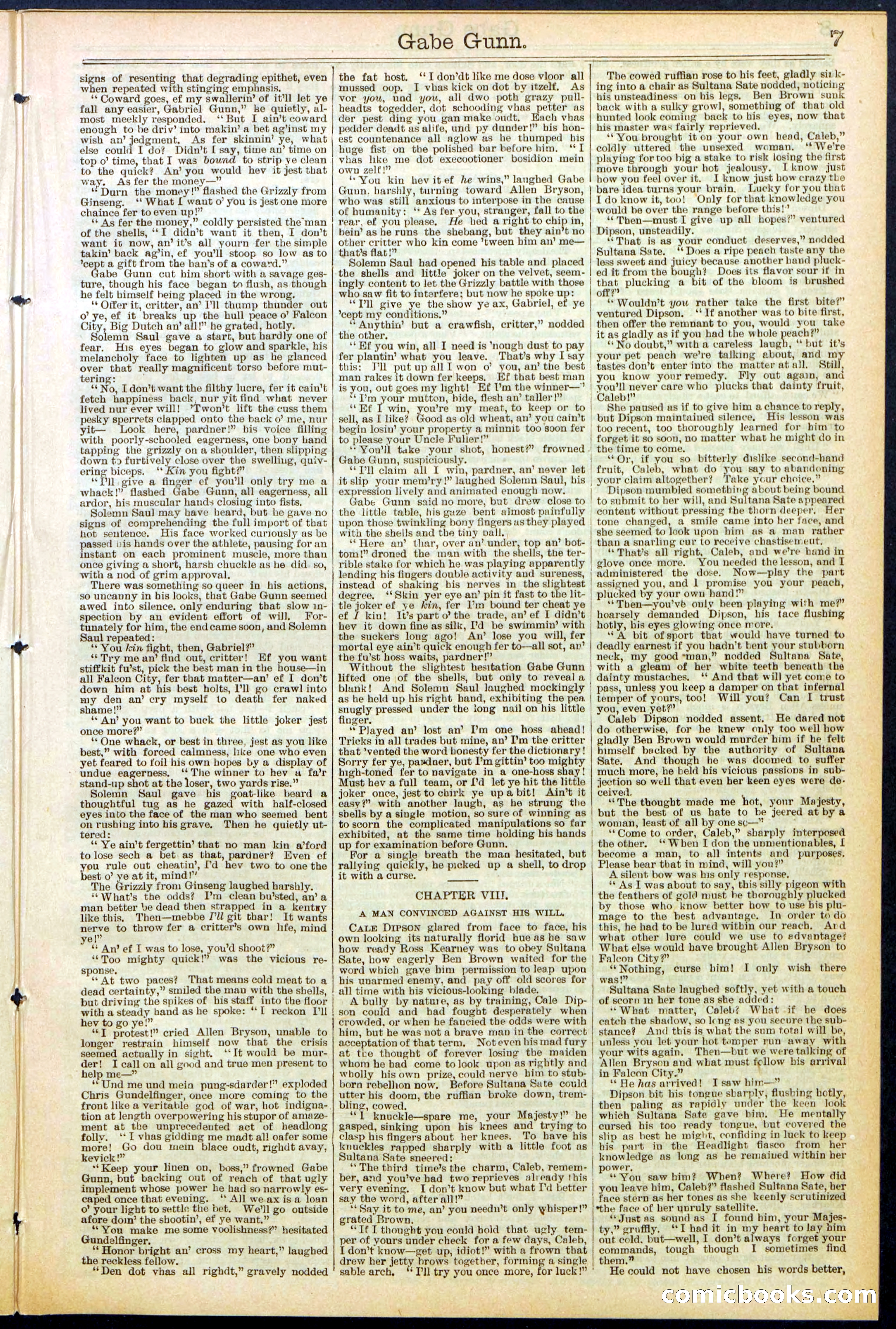 Beadle's New York Dime Library, No. 514 — page 7 of 32