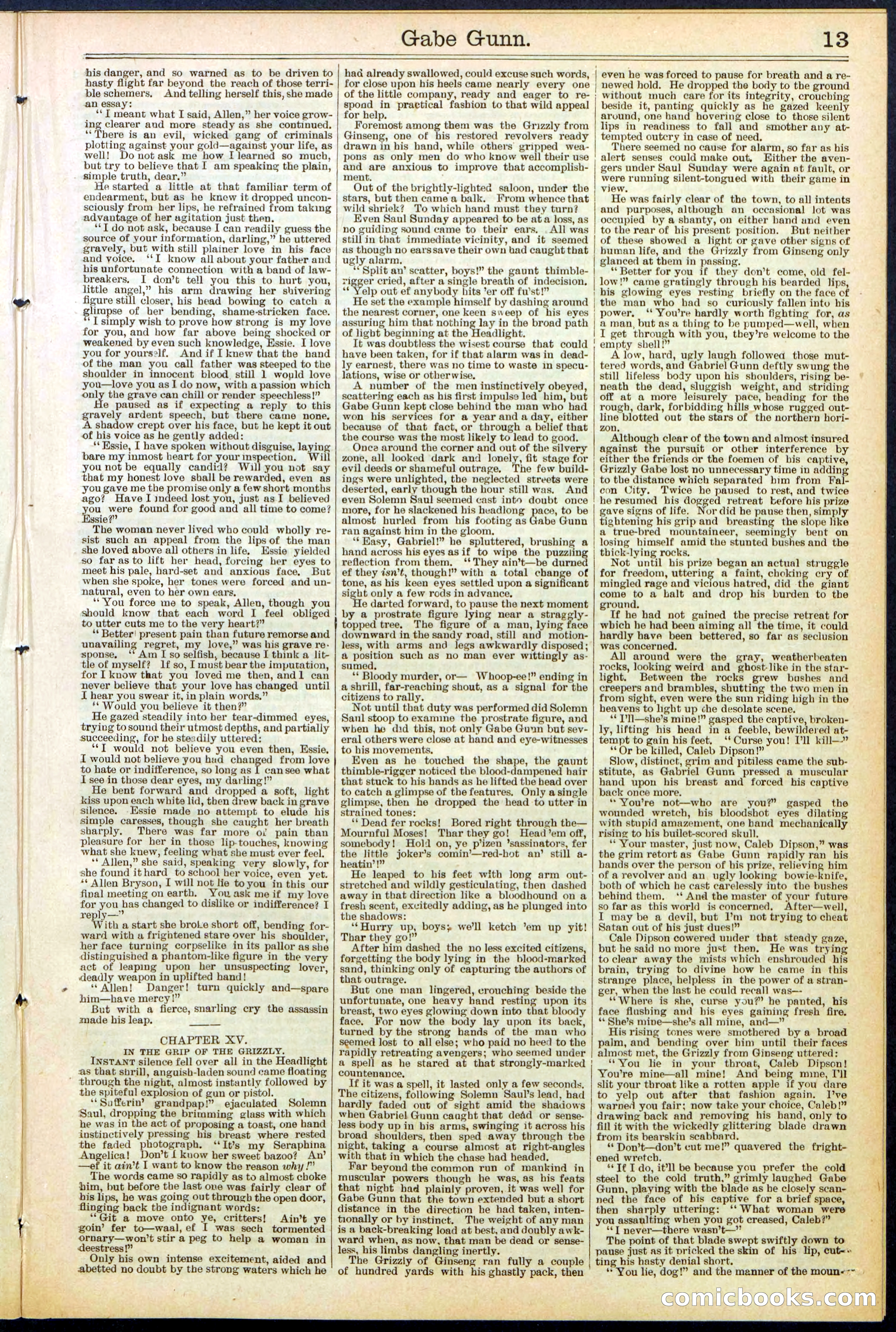 Beadle's New York Dime Library, No. 514 — page 13 of 32