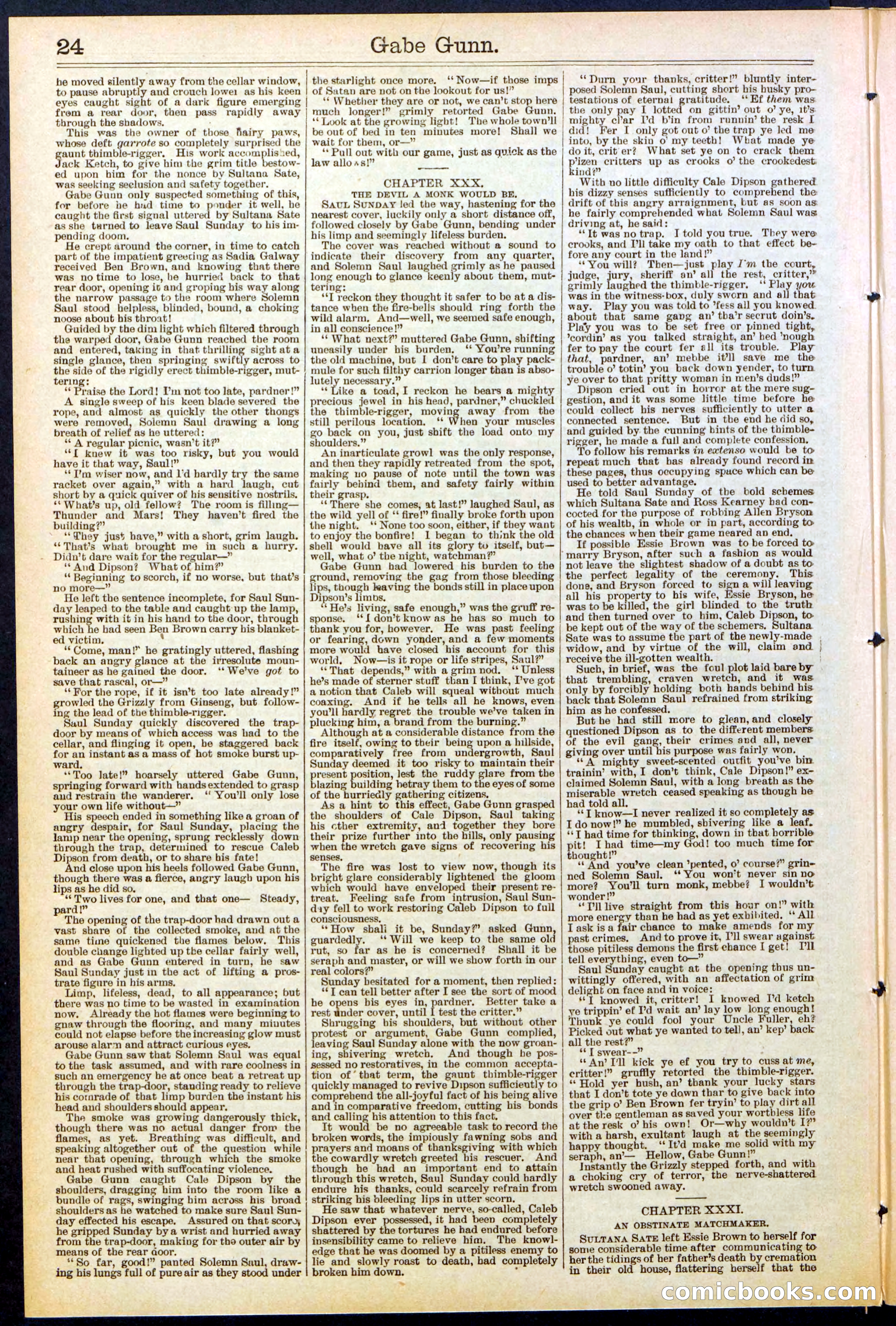 Beadle's New York Dime Library, No. 514 — page 24 of 32