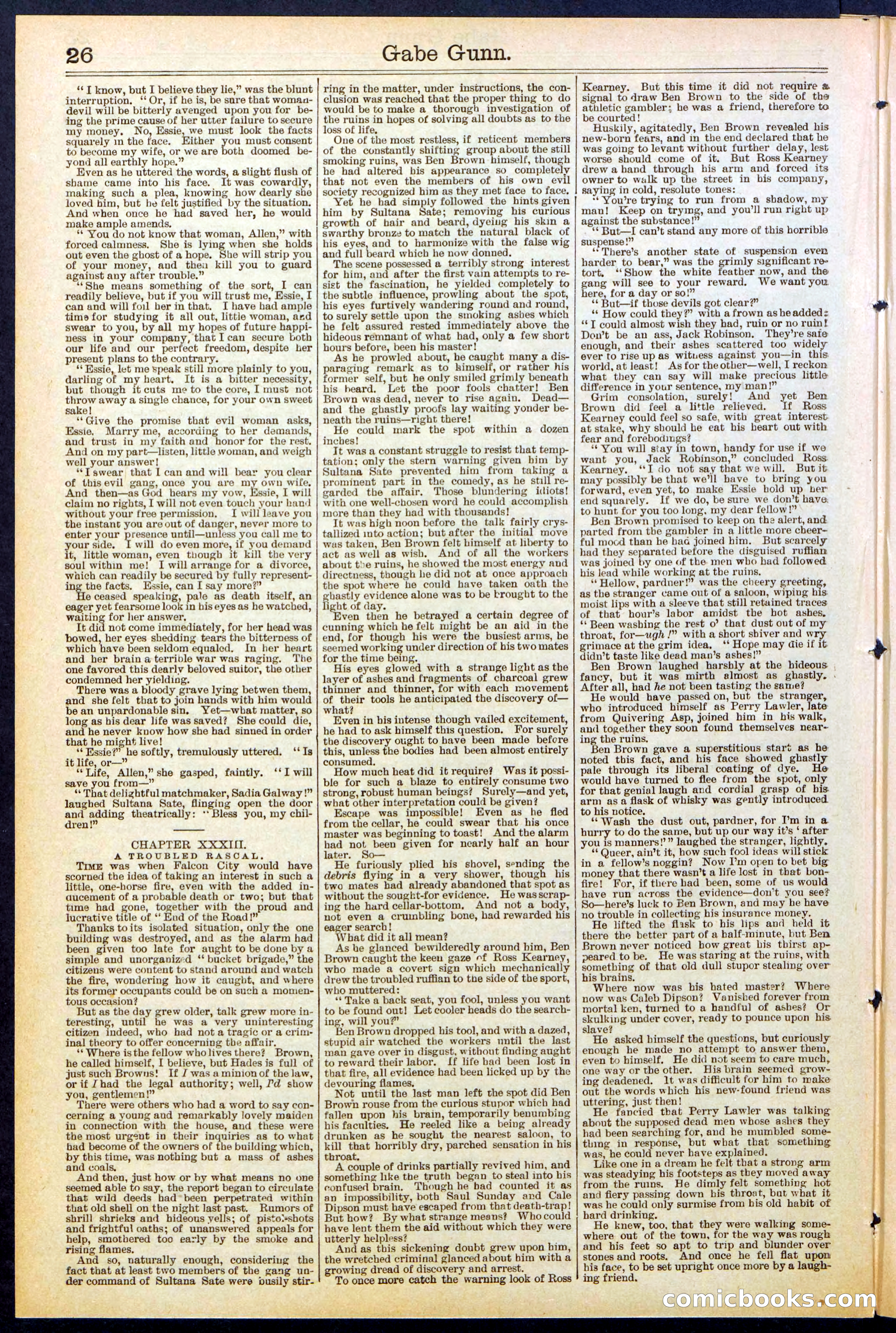 Beadle's New York Dime Library, No. 514 — page 26 of 32