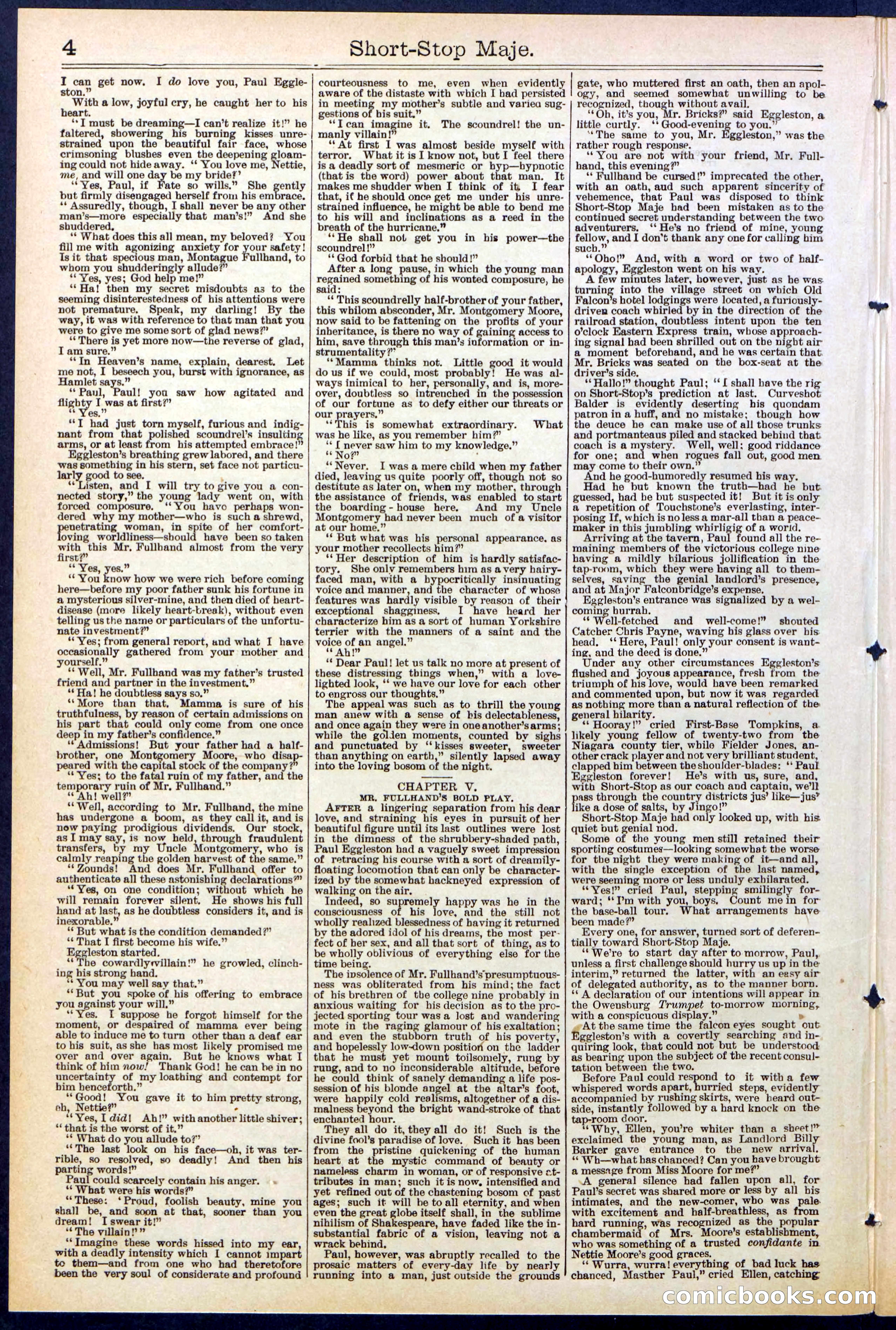 Beadle's New York Dime Library No. 515 — page 4 of 32