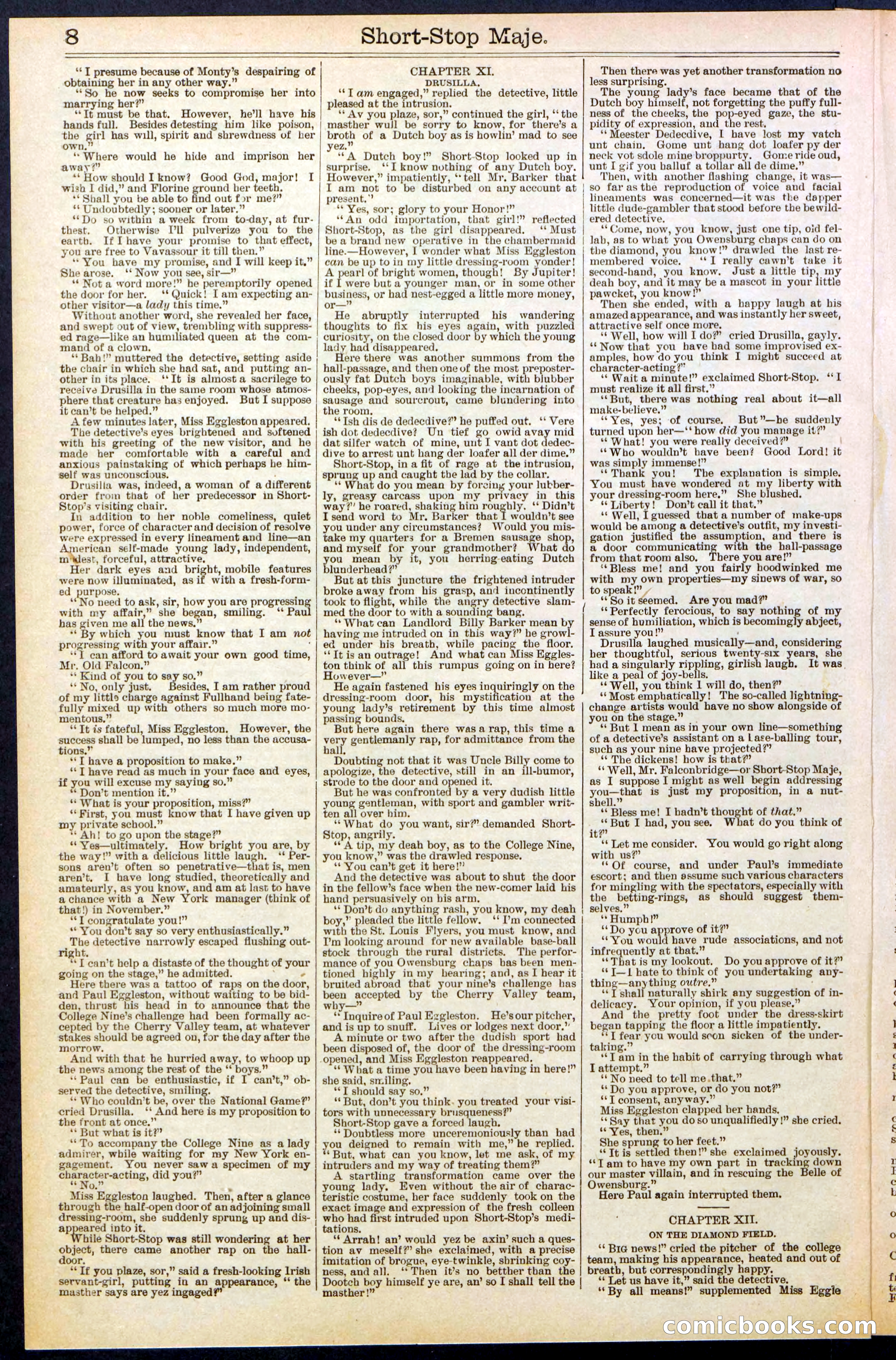 Beadle's New York Dime Library No. 515 — page 8 of 32