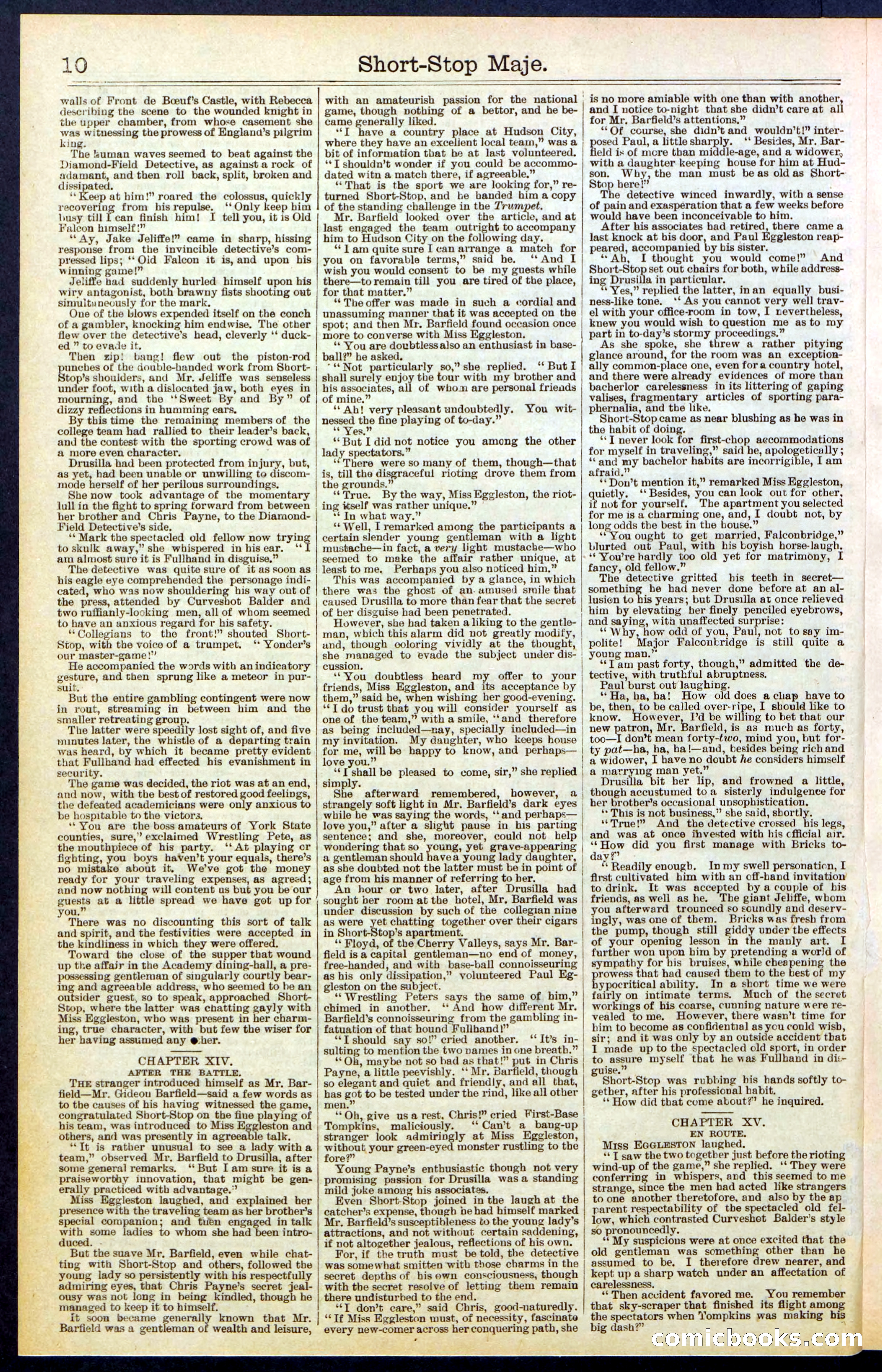 Beadle's New York Dime Library No. 515 — page 10 of 32