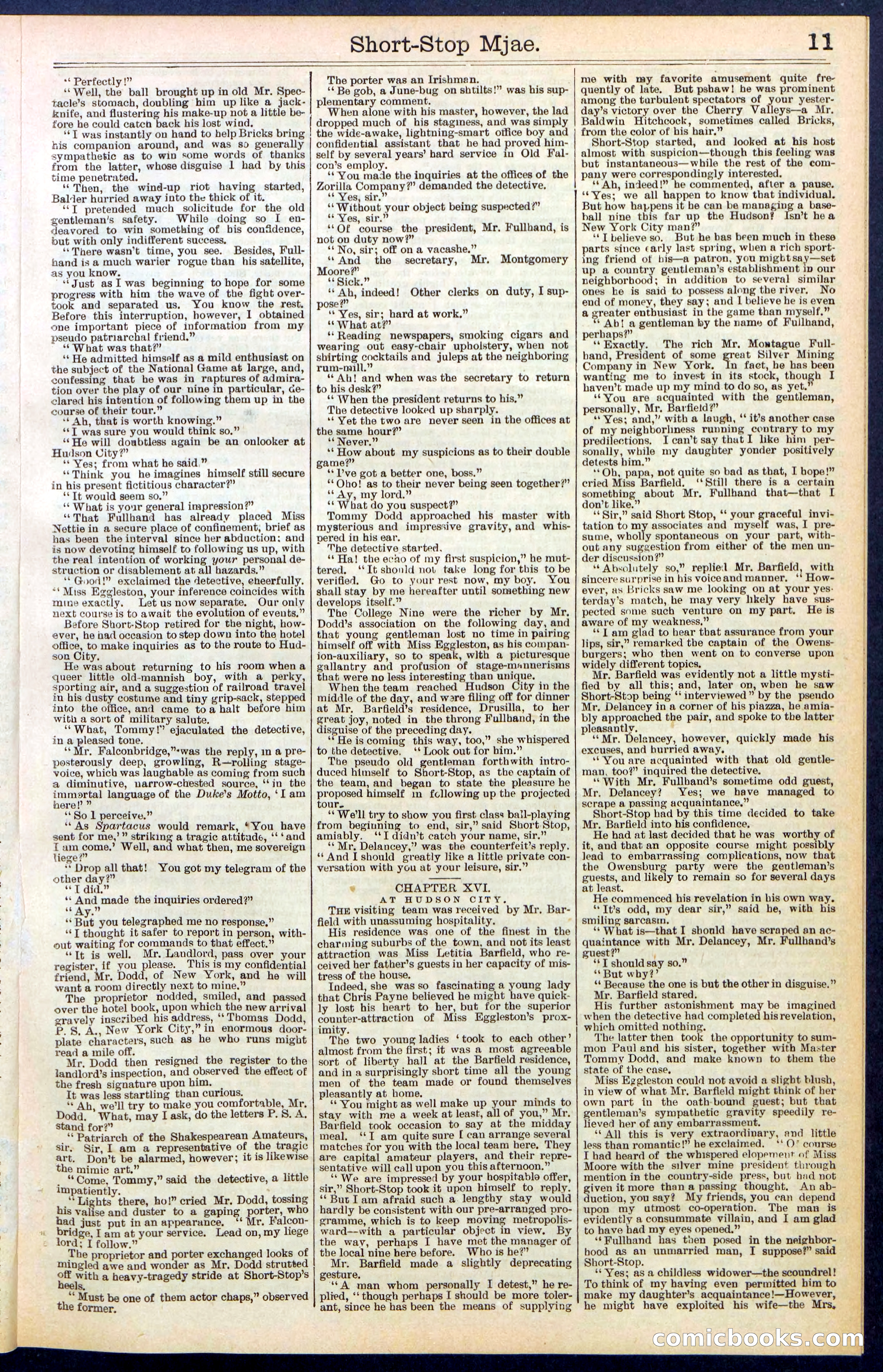 Beadle's New York Dime Library No. 515 — page 11 of 32