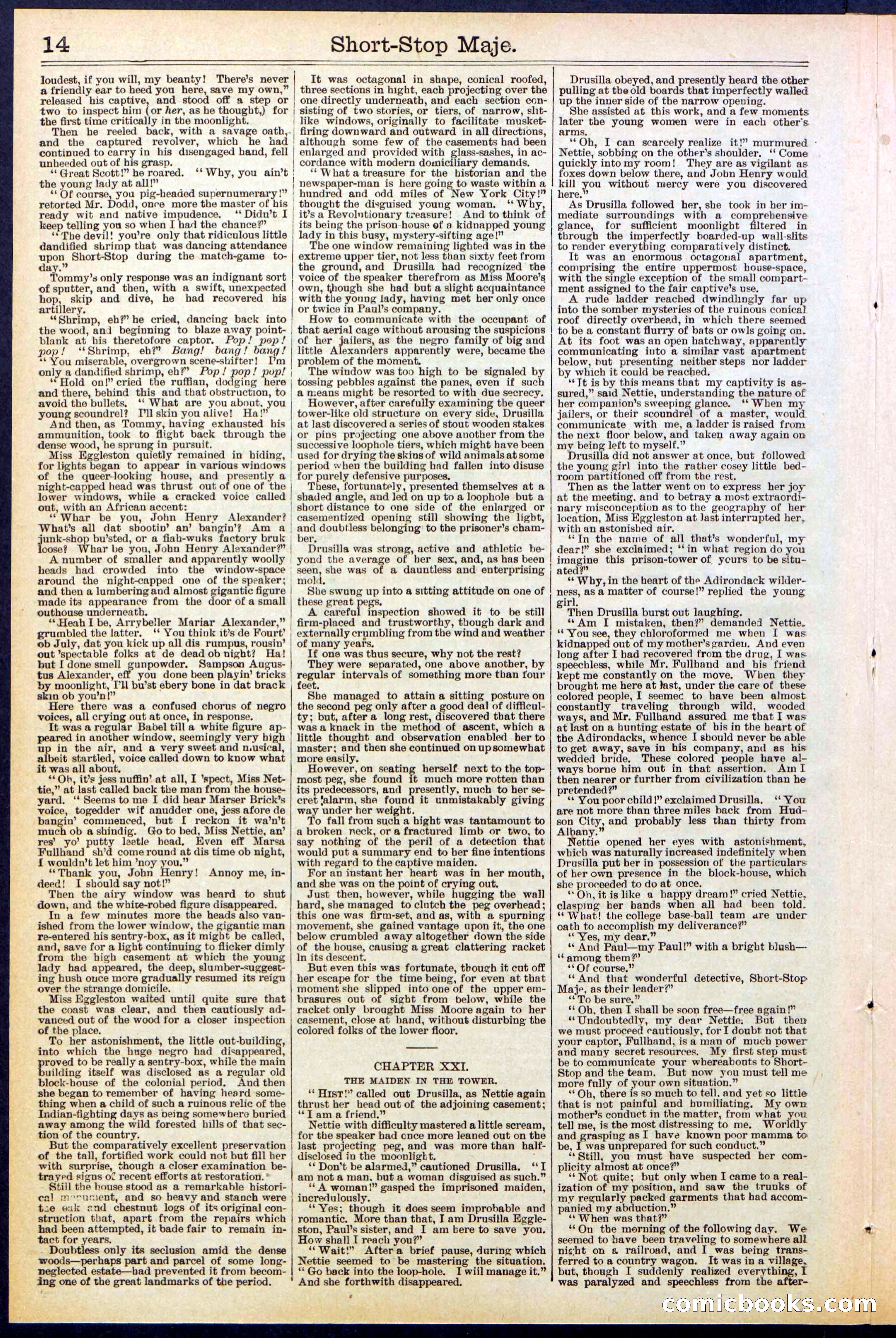 Beadle's New York Dime Library No. 515 — page 14 of 32