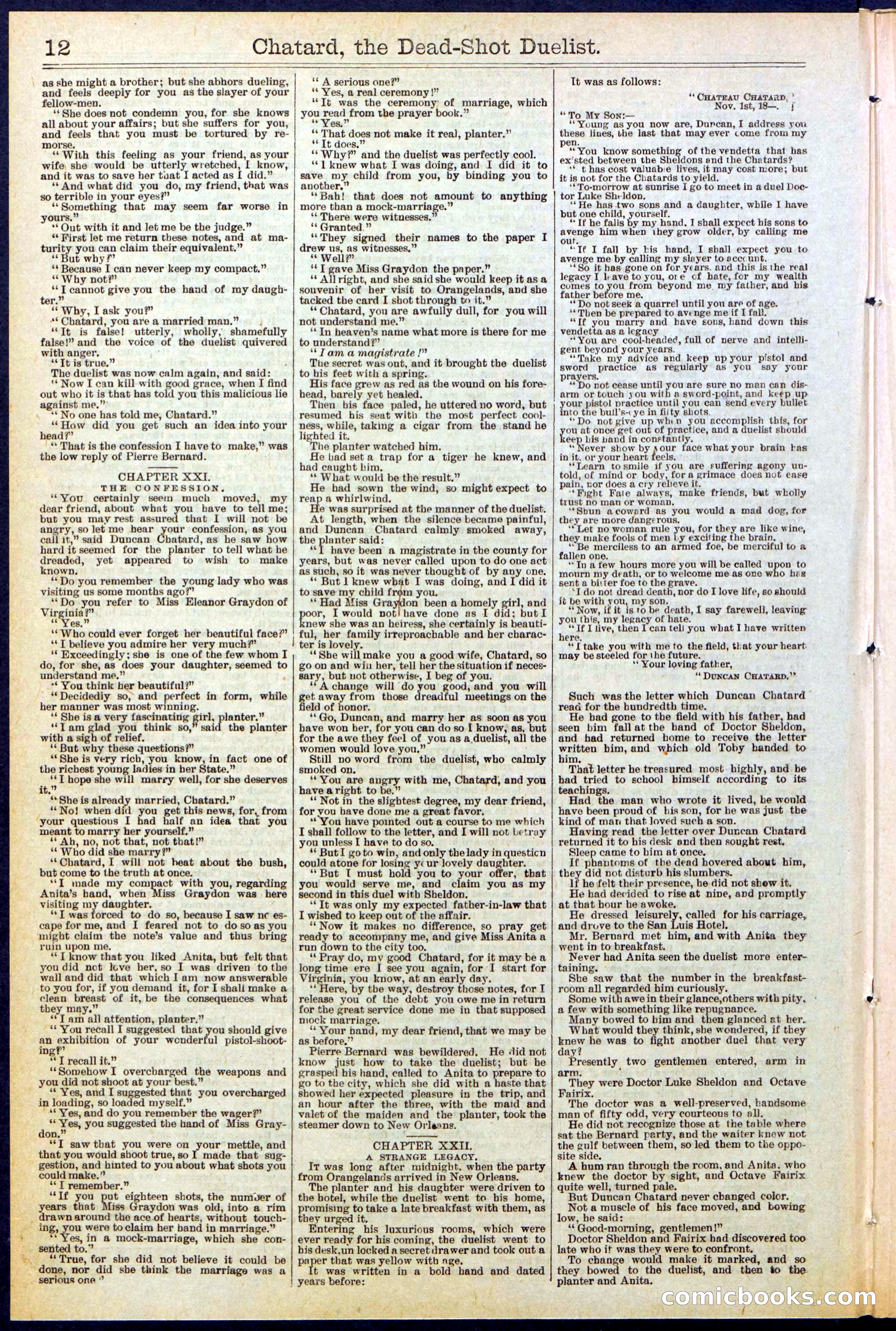 Beadle's New York Dime Library No. 516 — page 12 of 32