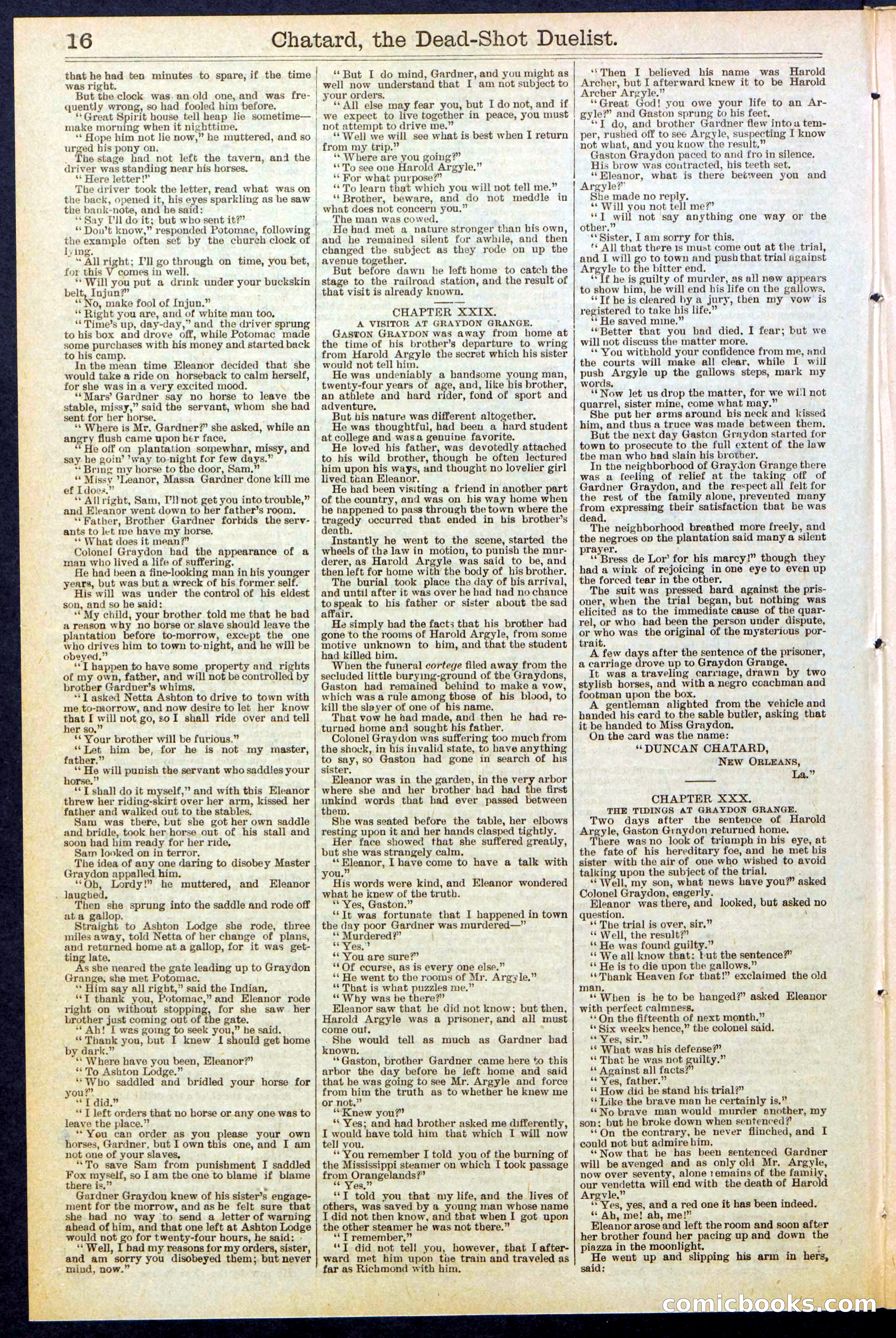 Beadle's New York Dime Library No. 516 — page 16 of 32
