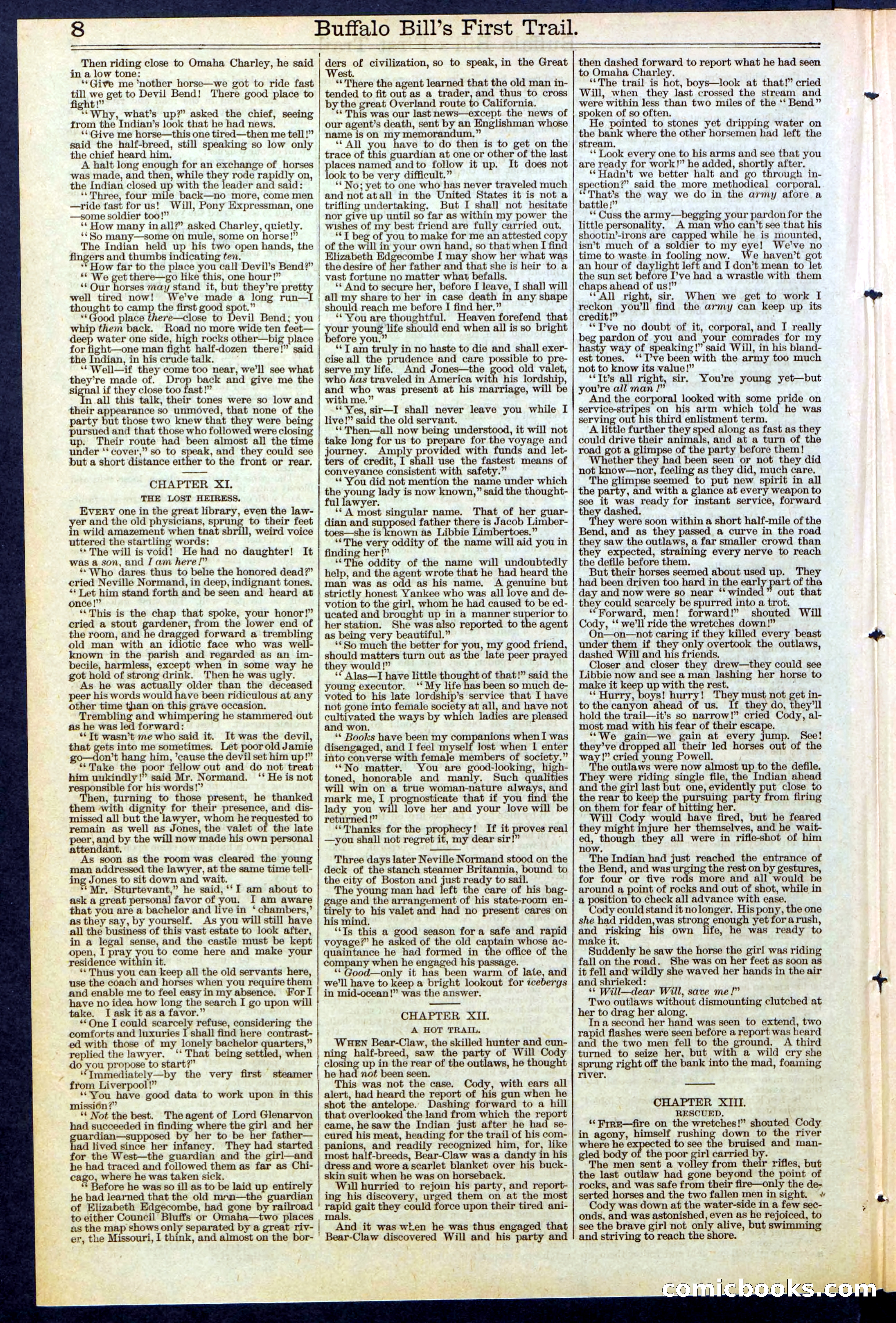 Beadle's New York Dime Library No. 517 — page 8 of 32