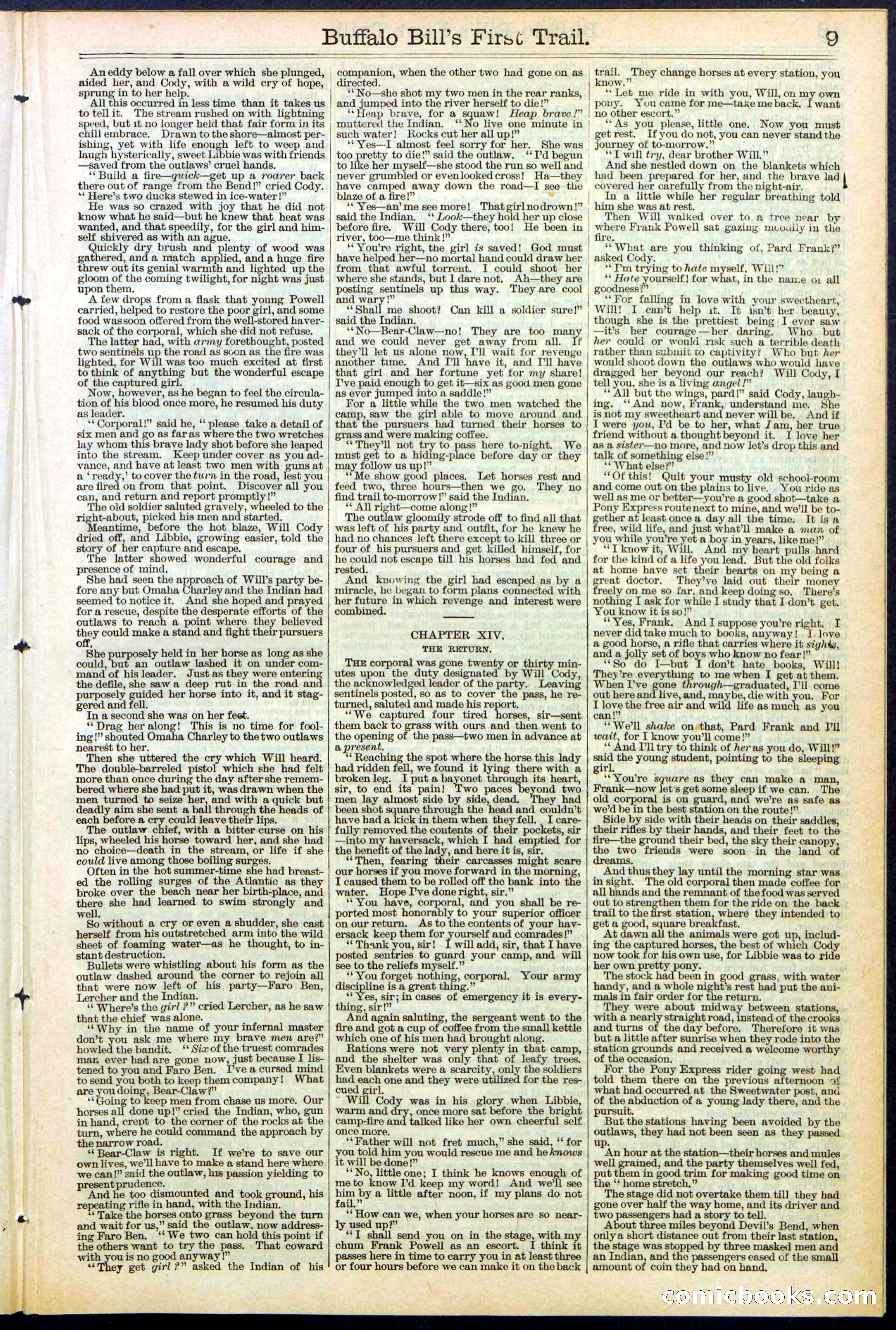 Beadle's New York Dime Library No. 517 — page 9 of 32