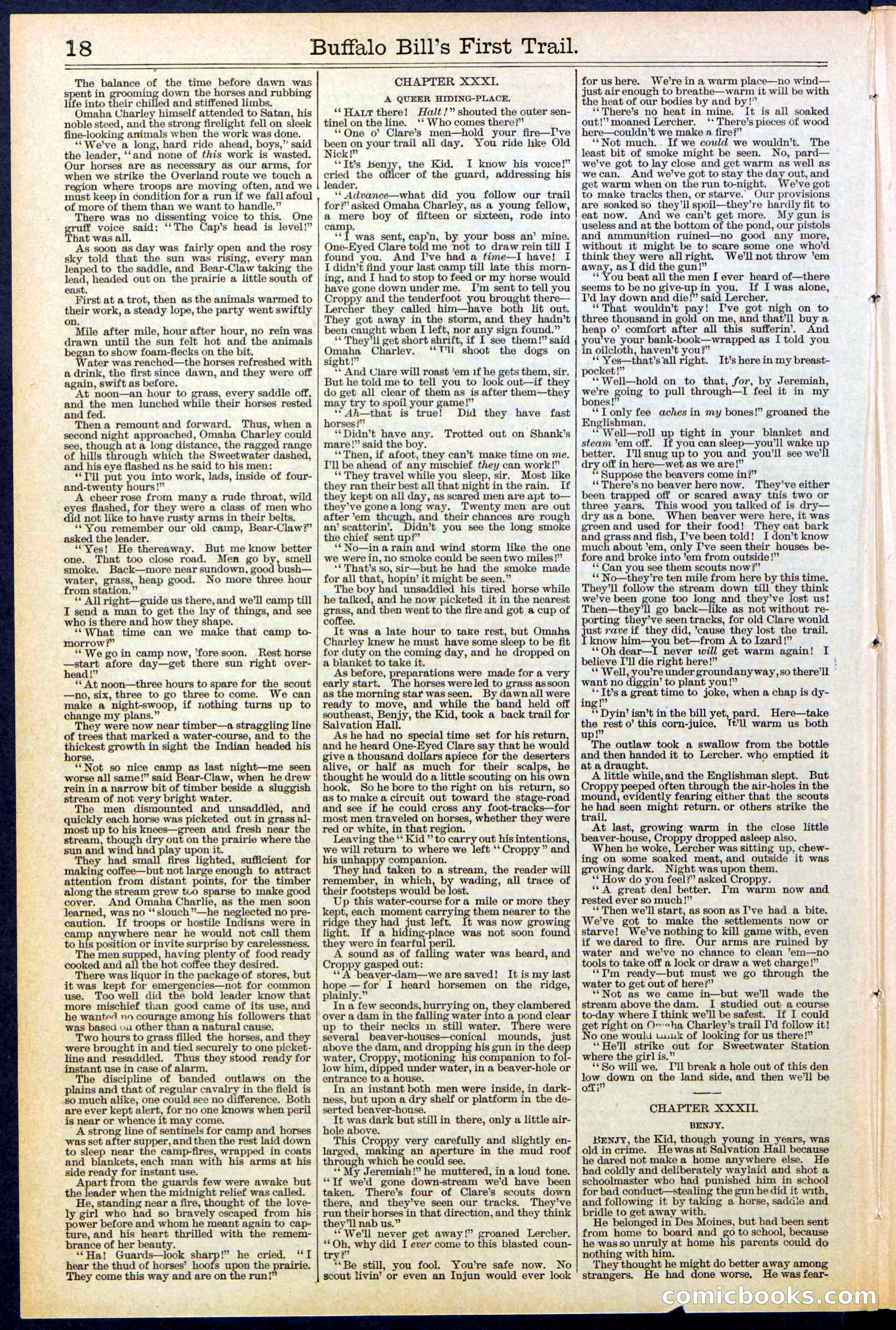 Beadle's New York Dime Library No. 517 — page 18 of 32