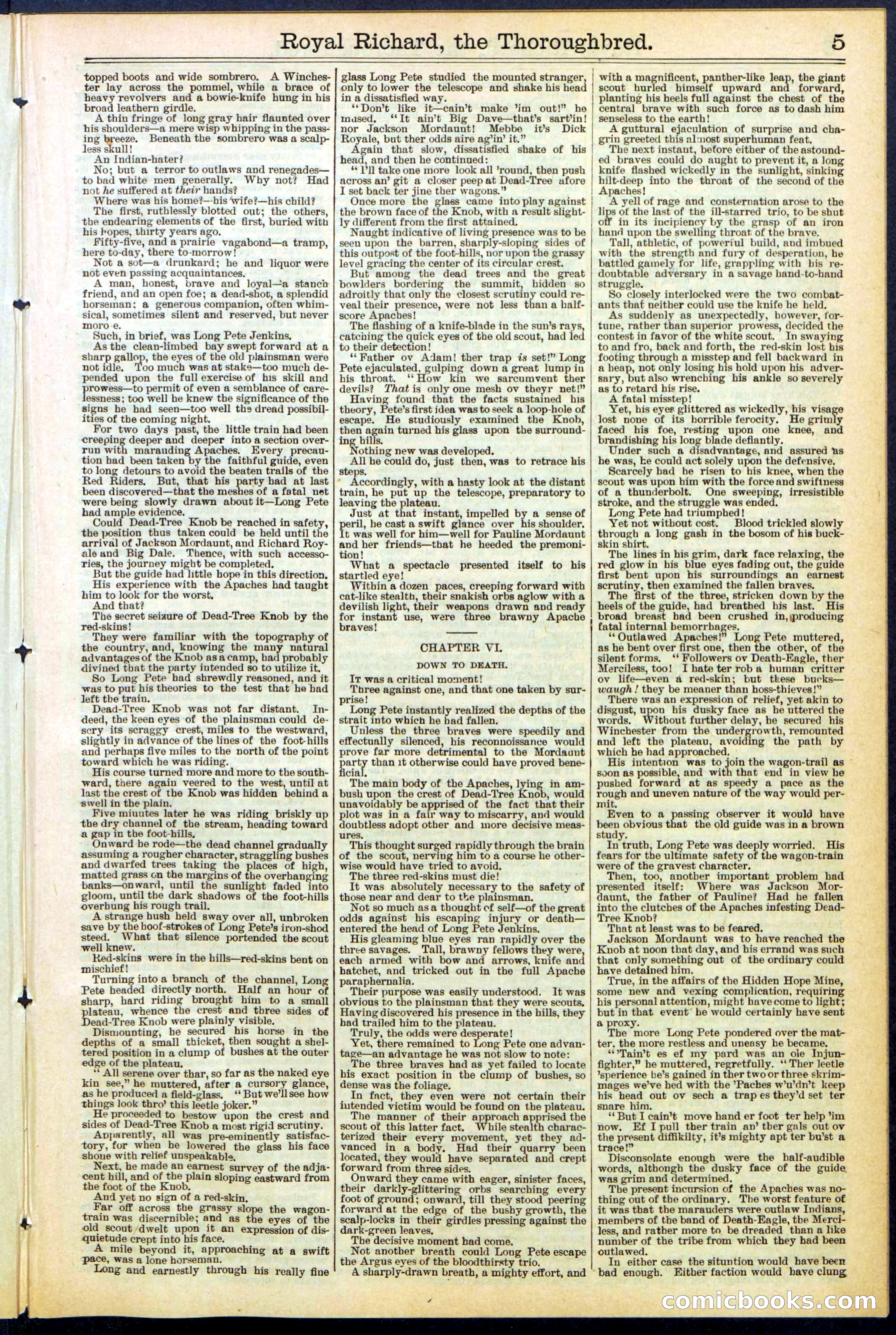 Beadle's Dime Library No. 518 — page 5 of 32