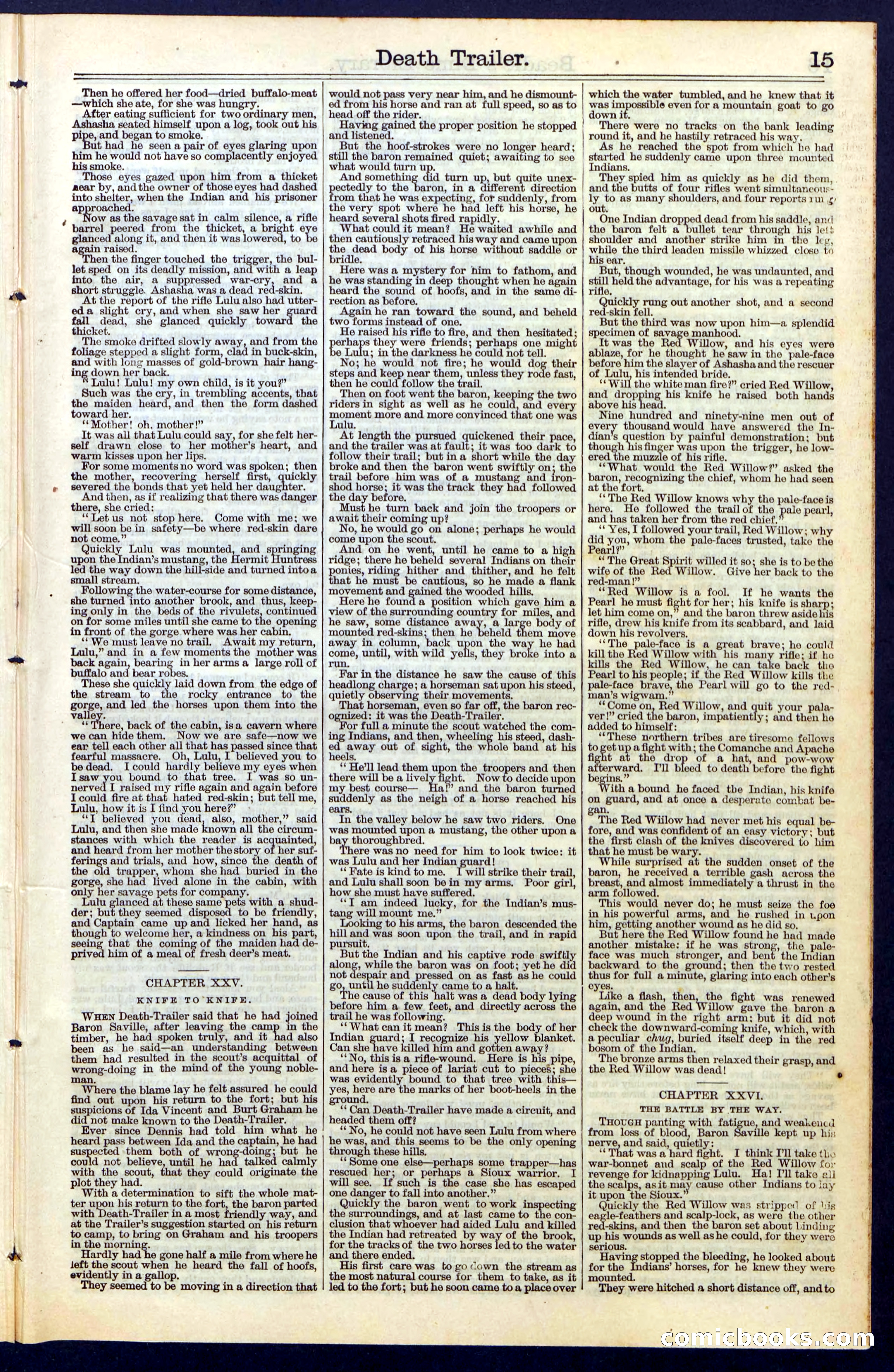 Beadle's Dime Library No. 52 — page 15 of 24