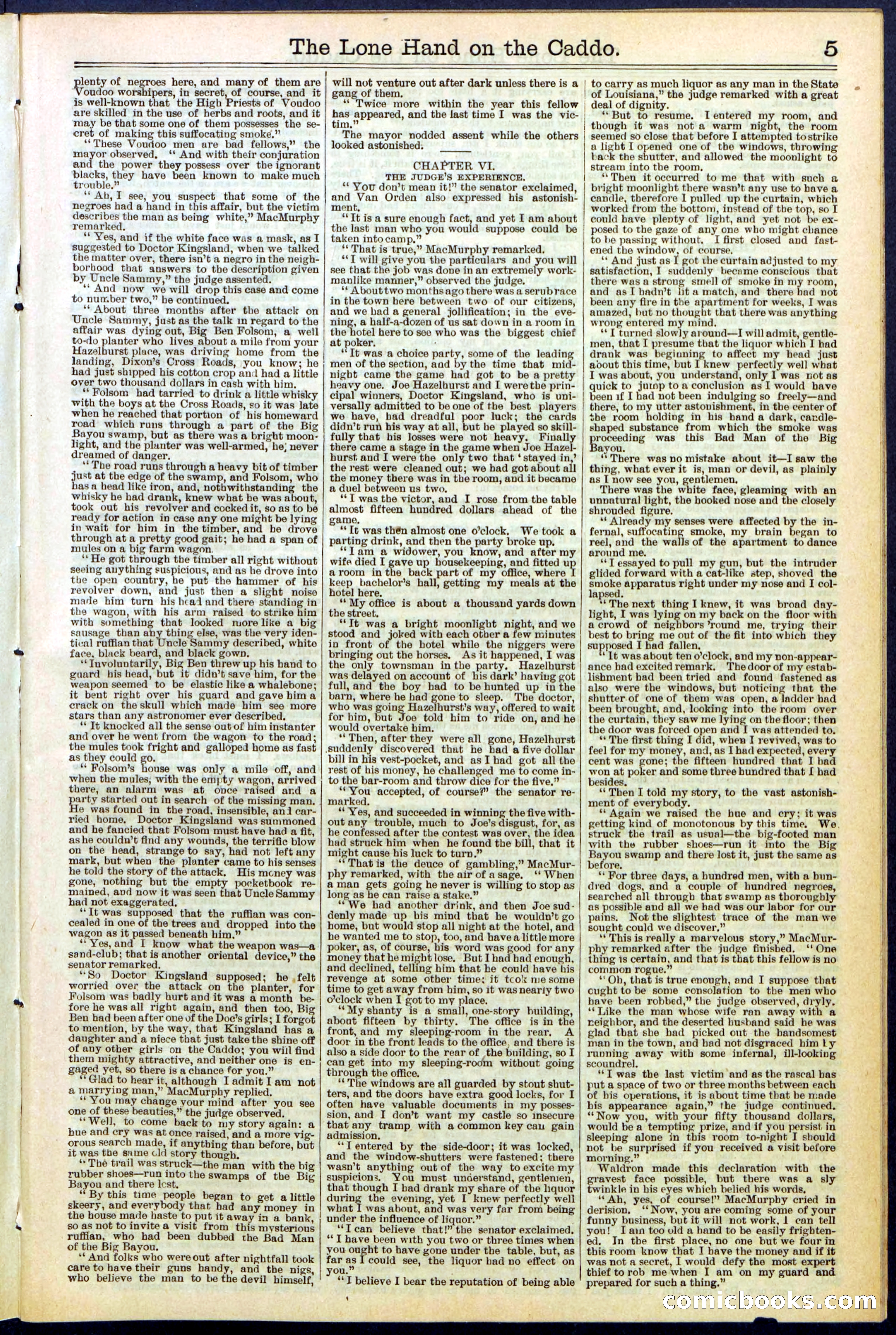 Beadle's New York Dime Library No. 520 — page 5 of 32